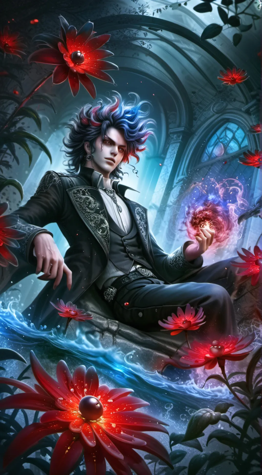 ai character: Op🔮Blm background