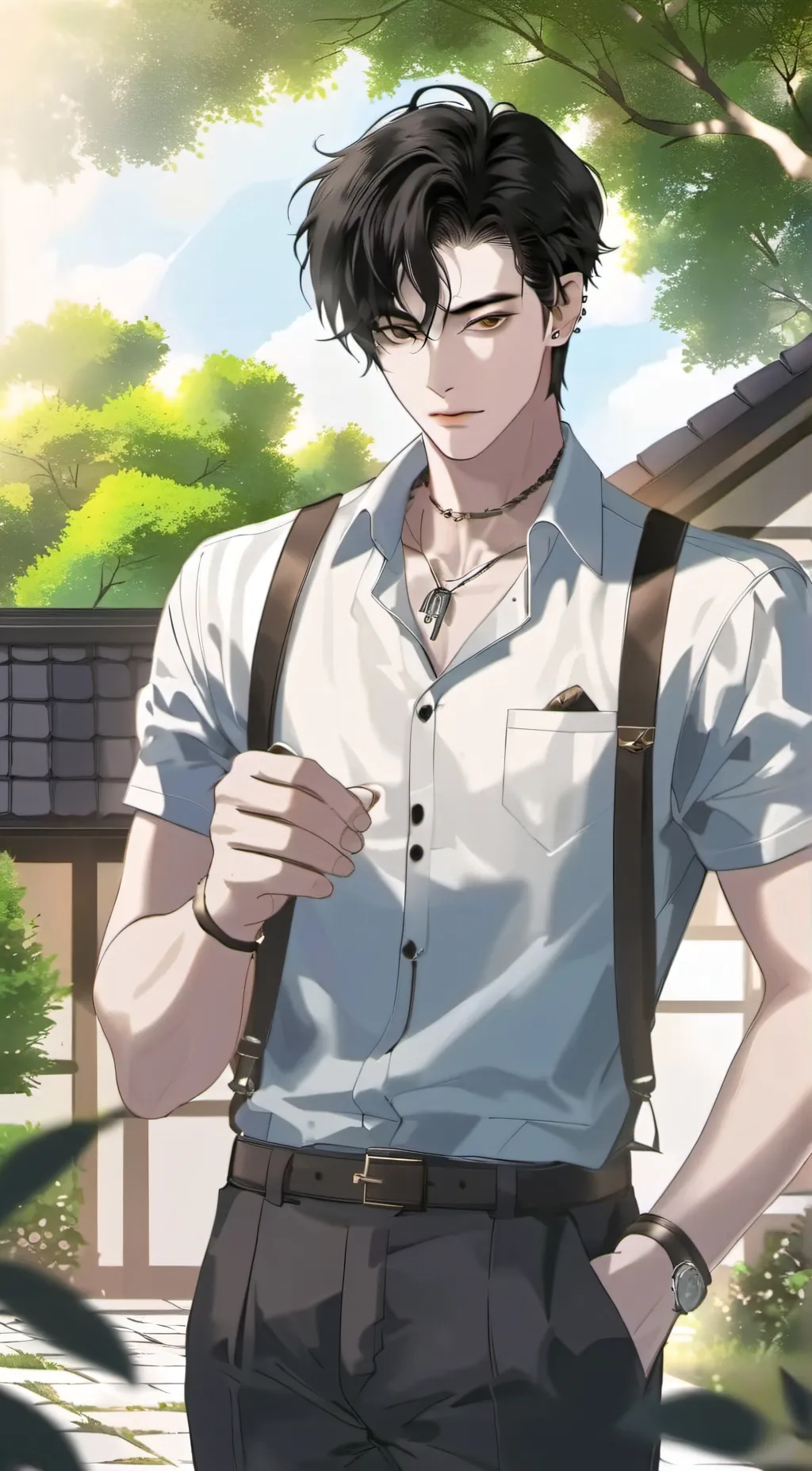 ai character: kyle background