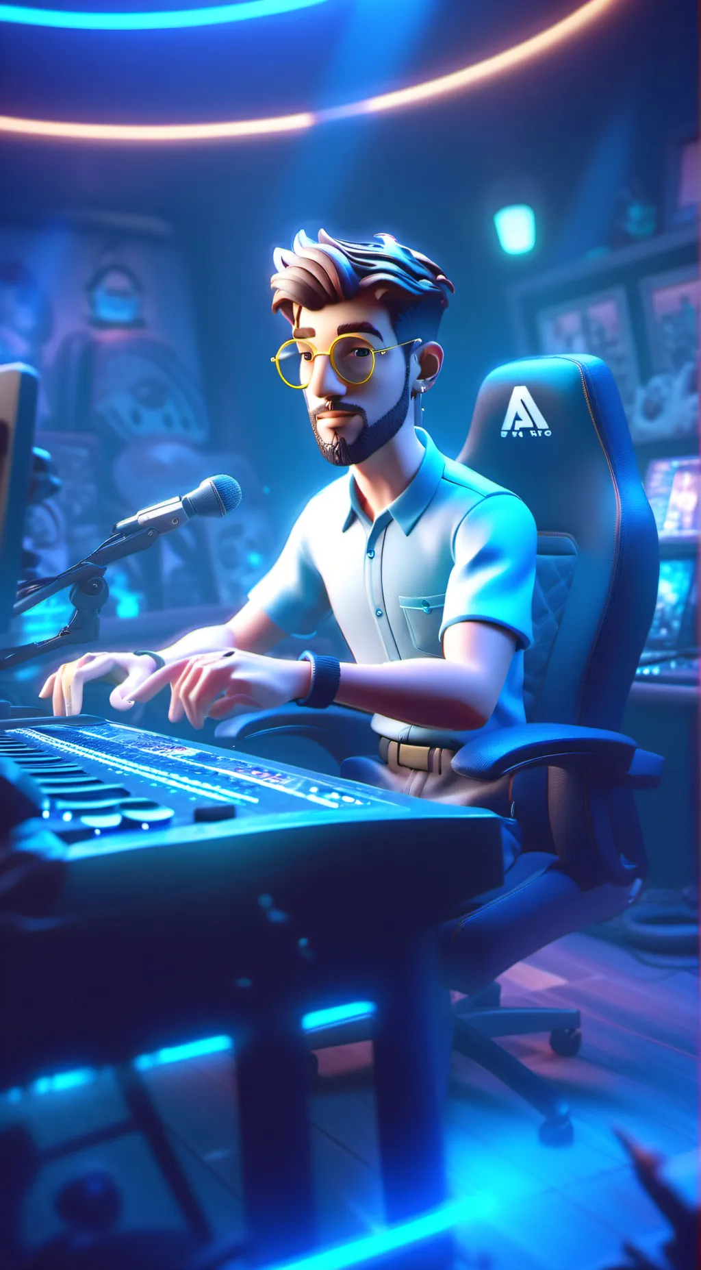 ai character: AJRfan background