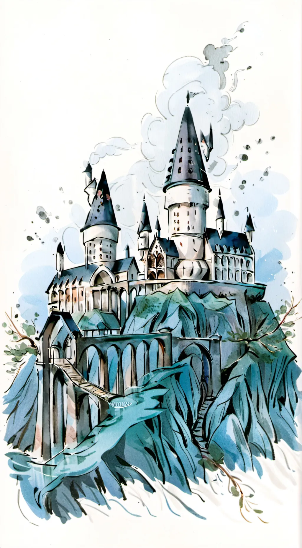 ai character: Hogwarts background