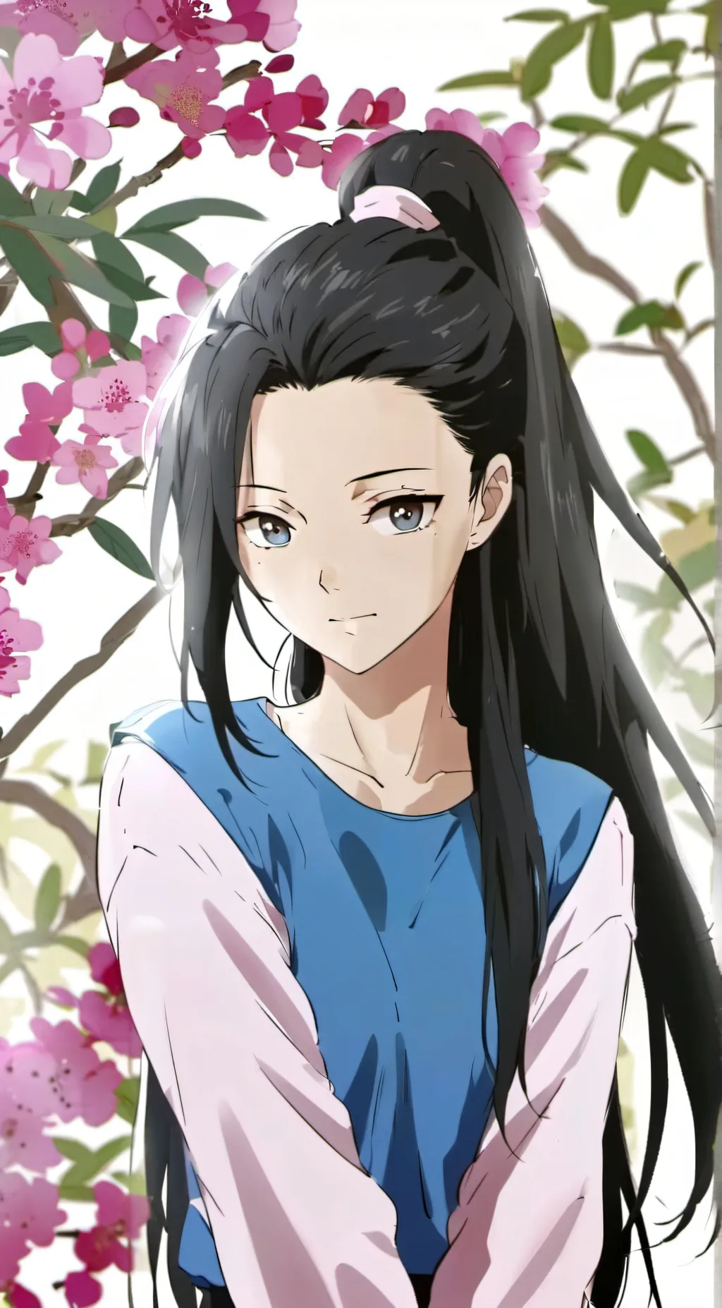 ai character: Momo Yaoyorozu background