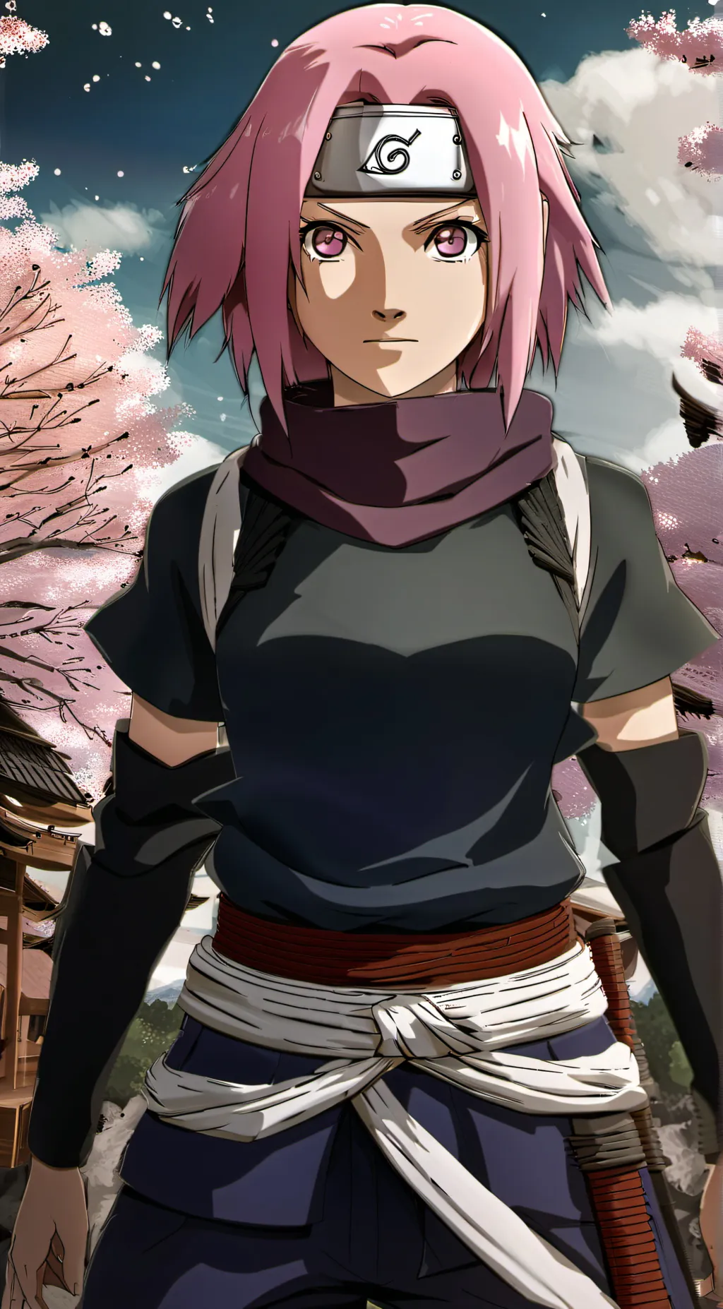 ai character: Sakura Haruno background