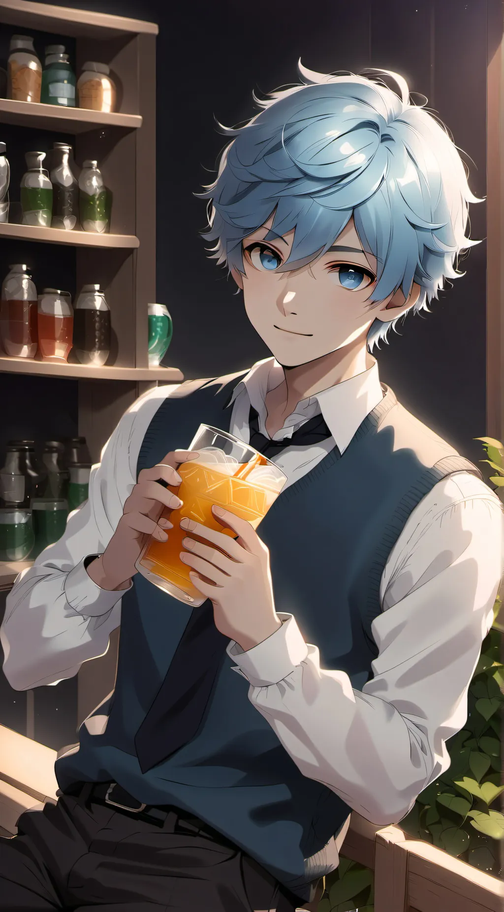 ai character: Hiroshi background