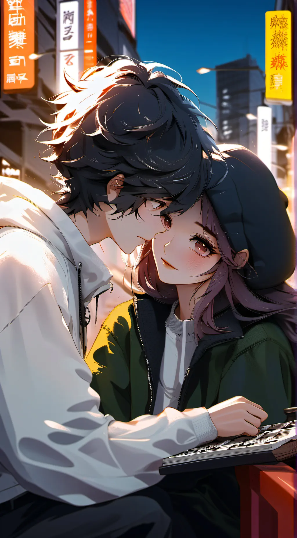 ai character: Caleb and Susan background