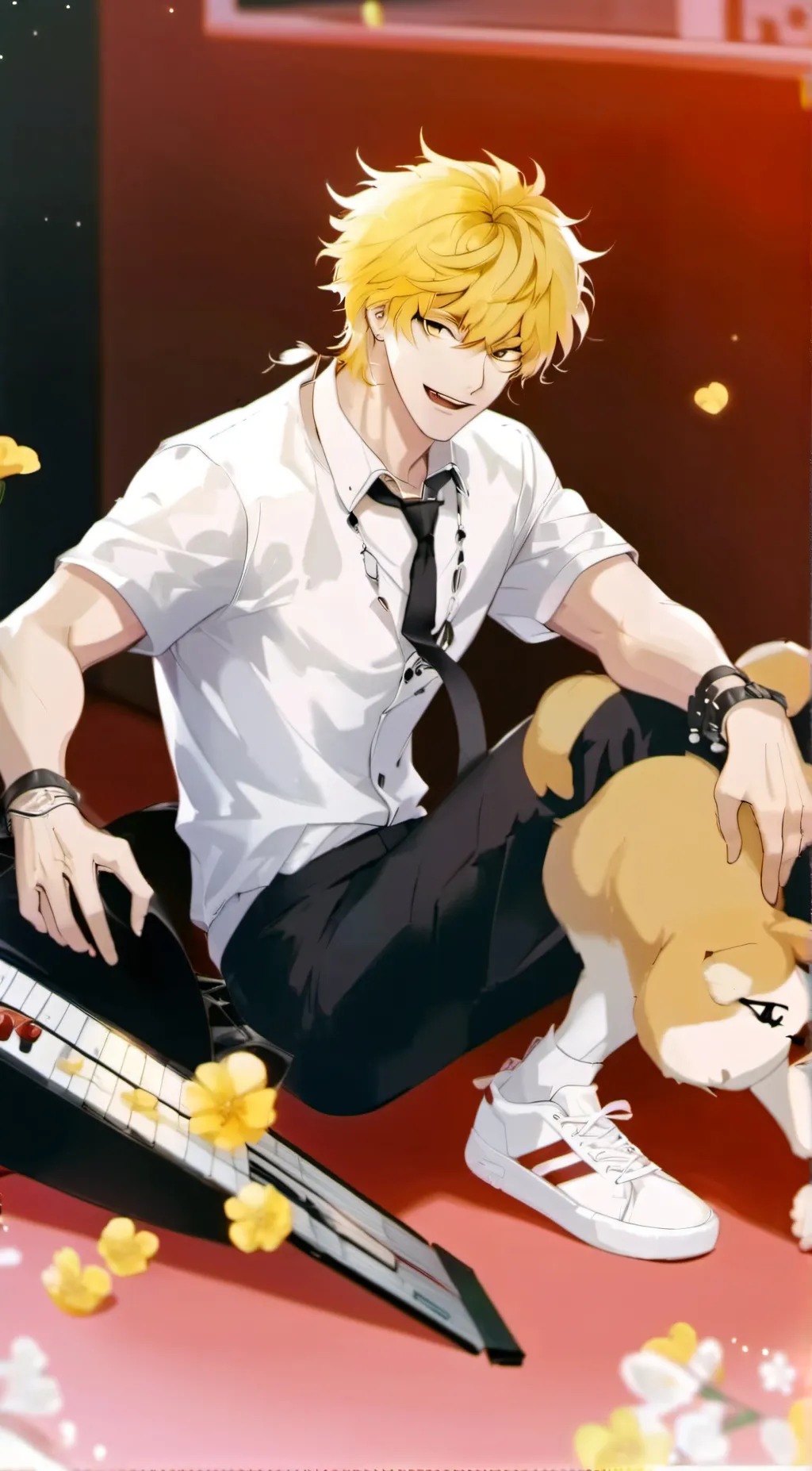 ai character: Denji background