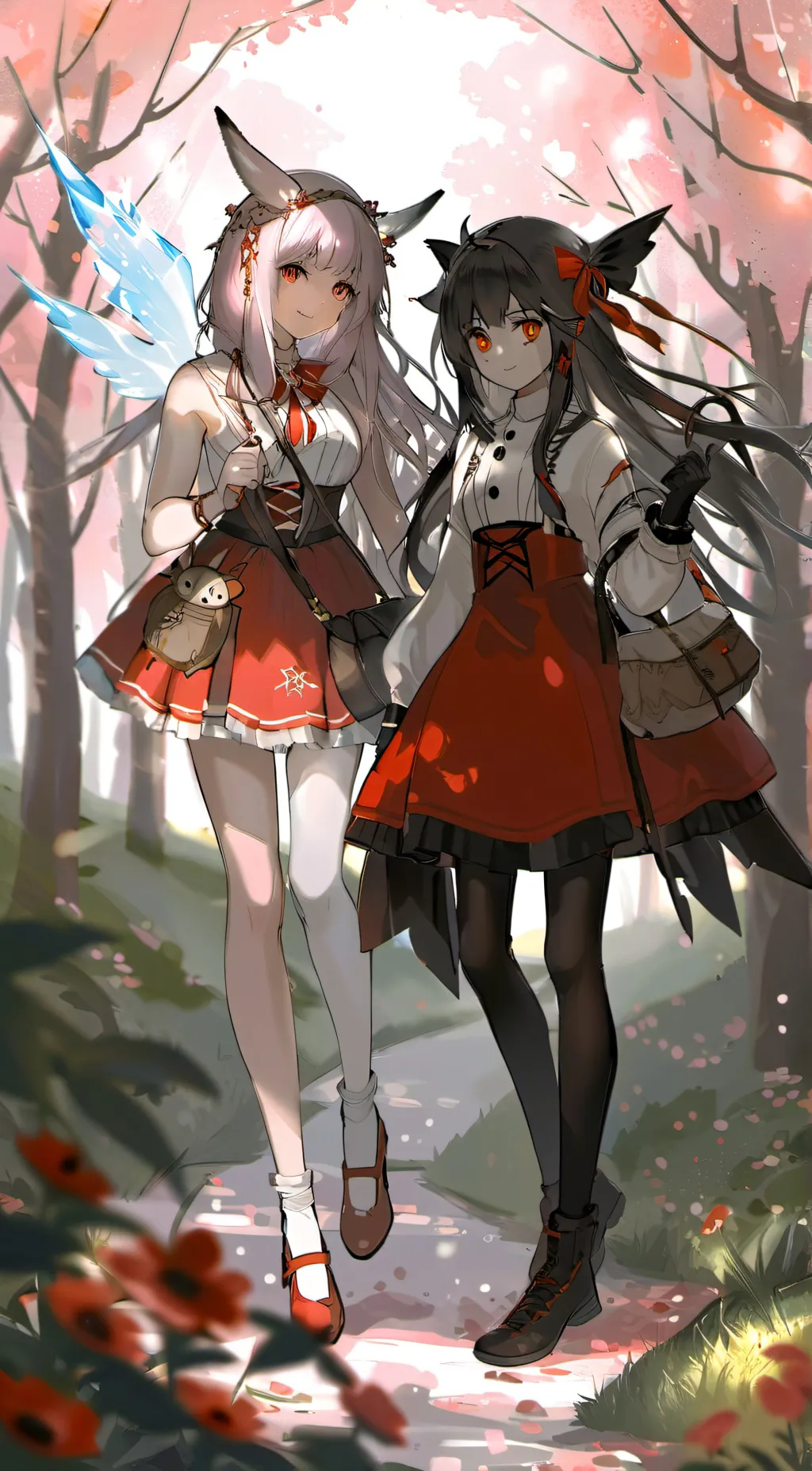 ai character: Vivian and quartz background