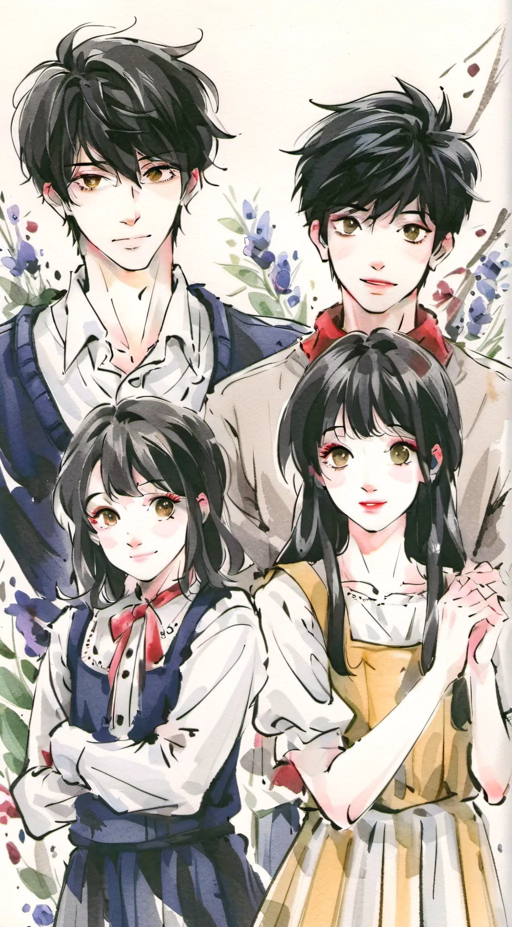 ai character: ⚡️The?Family.%📌 background