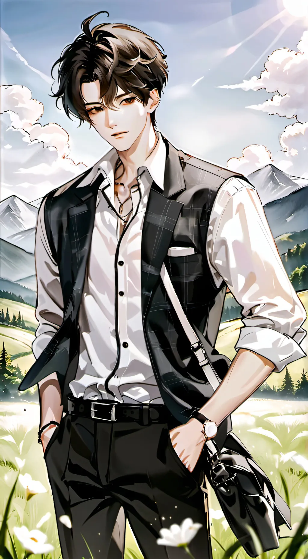 ai character: Lucas background