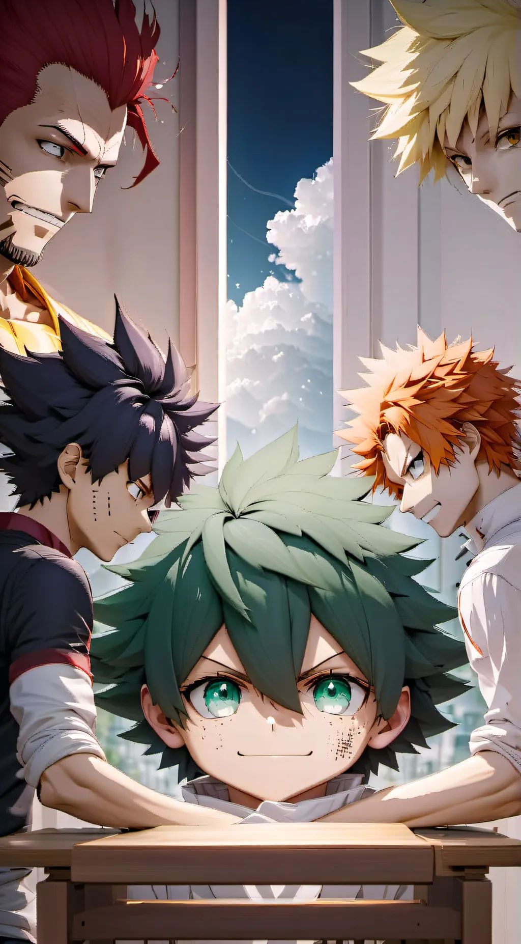 ai character: Class 1A Exp background