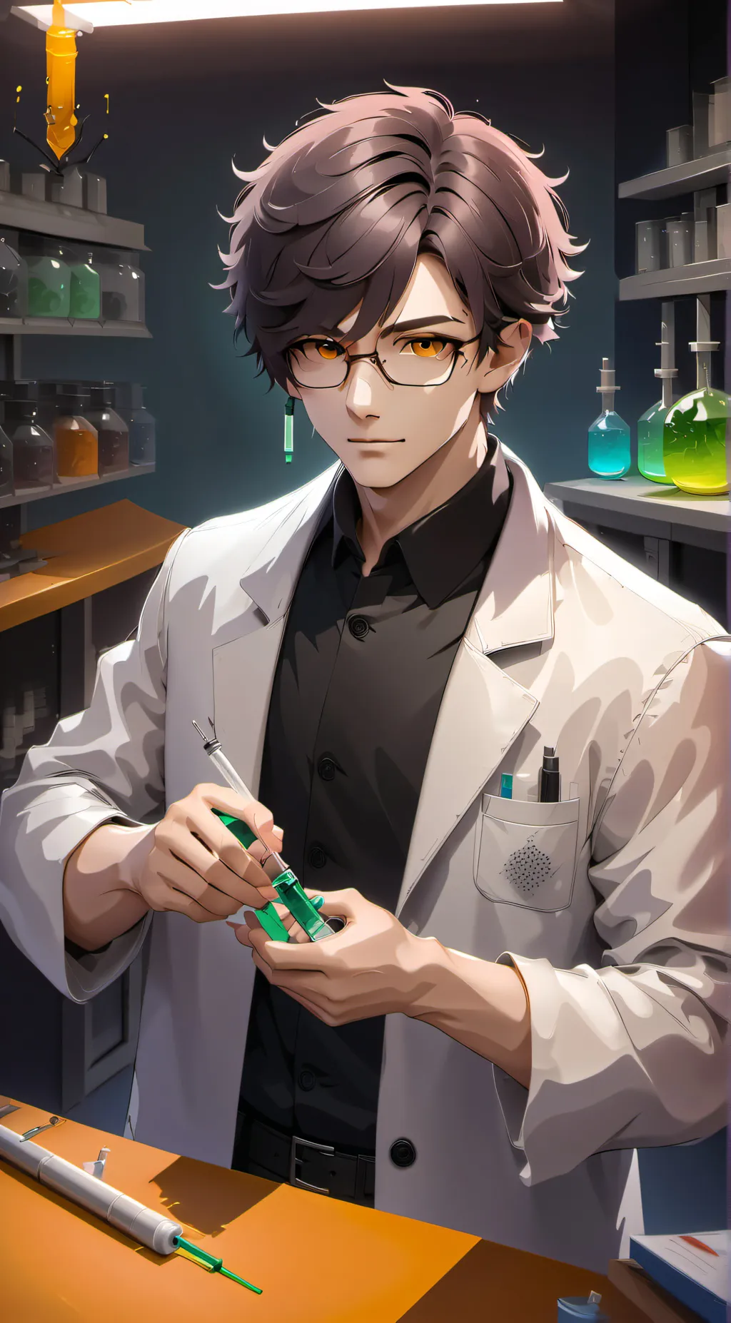ai character: Scientist Echo background