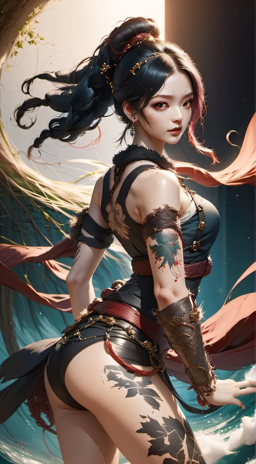 ai character: Ariel background