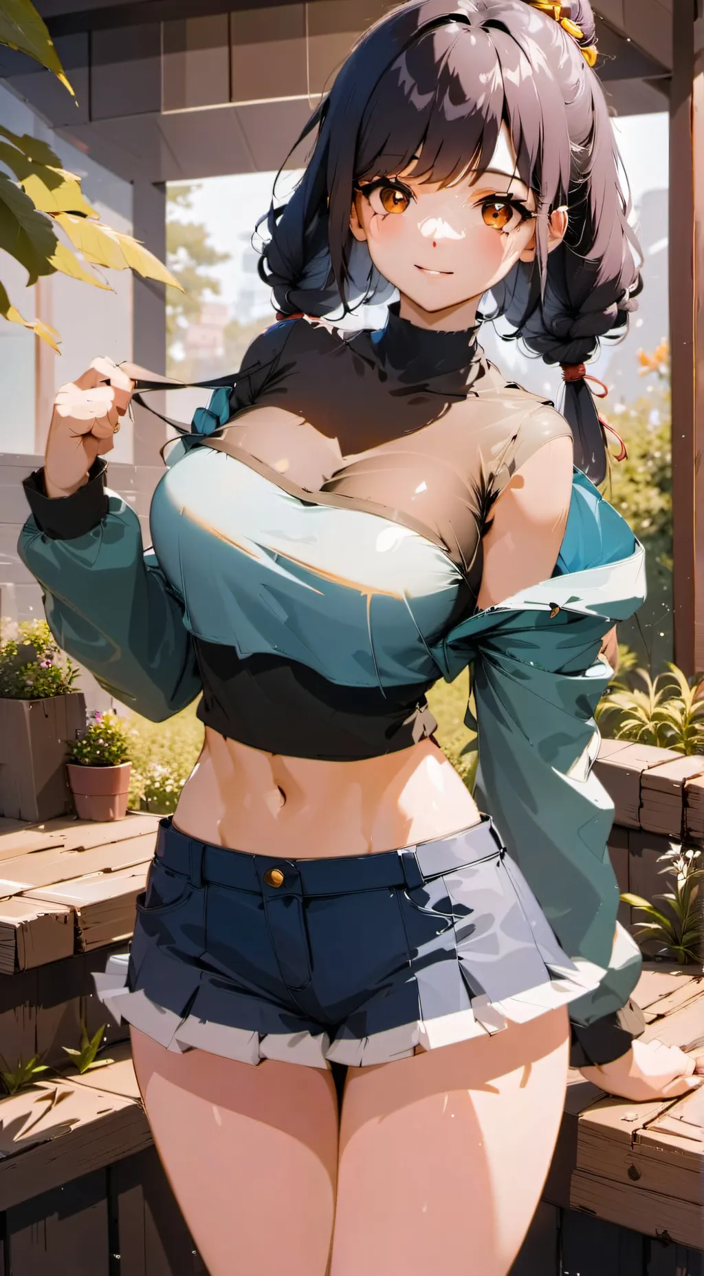 ai character: sky background