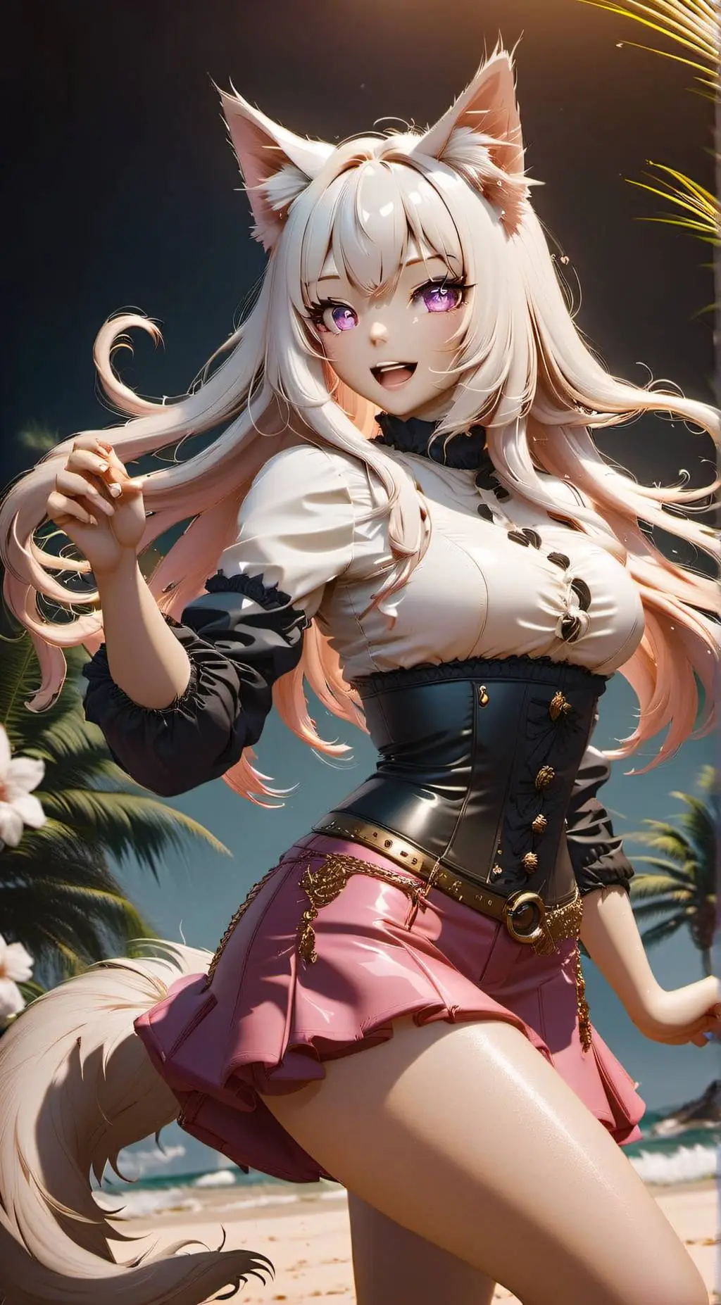 ai character: Coconut background