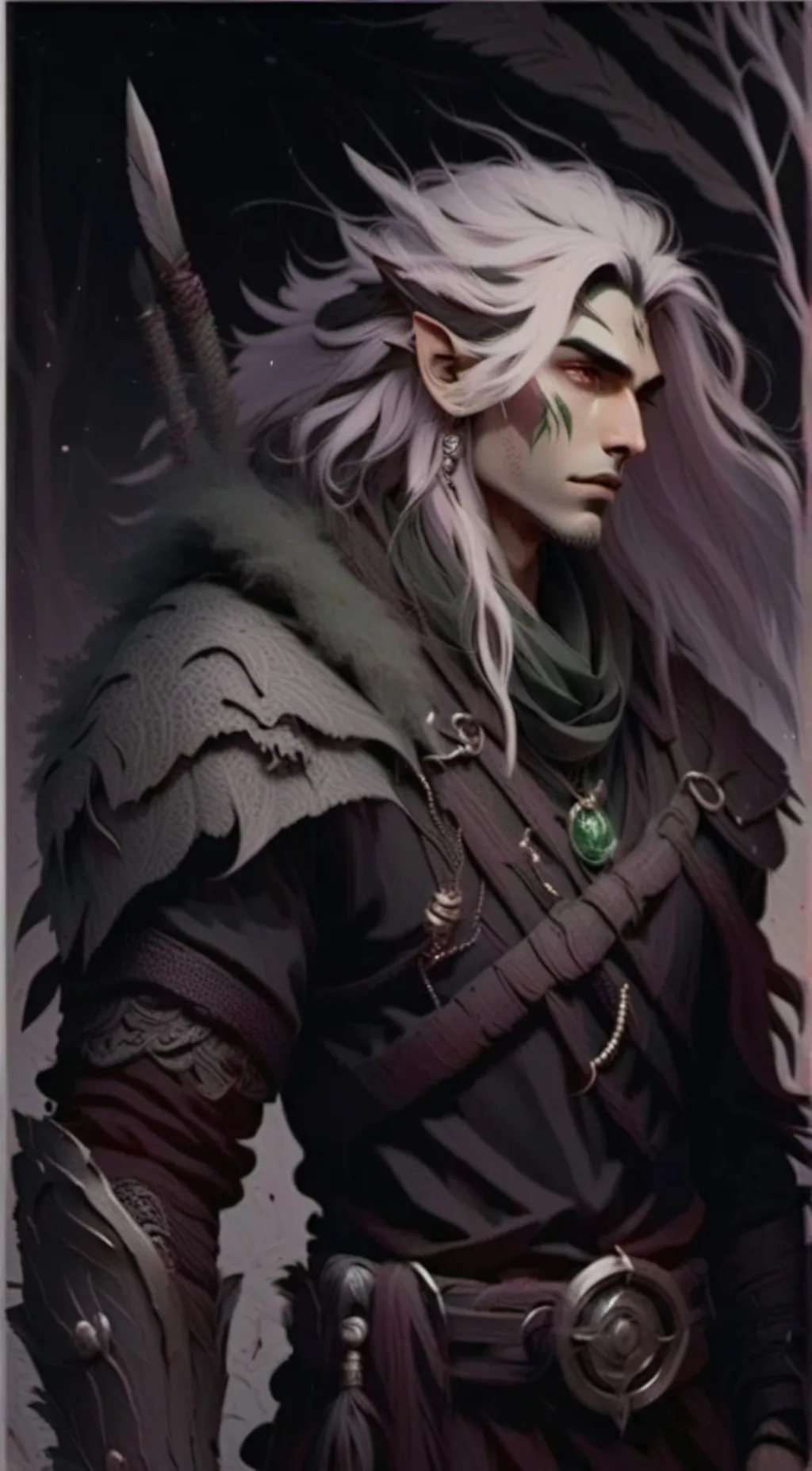 ai character: Orc king background