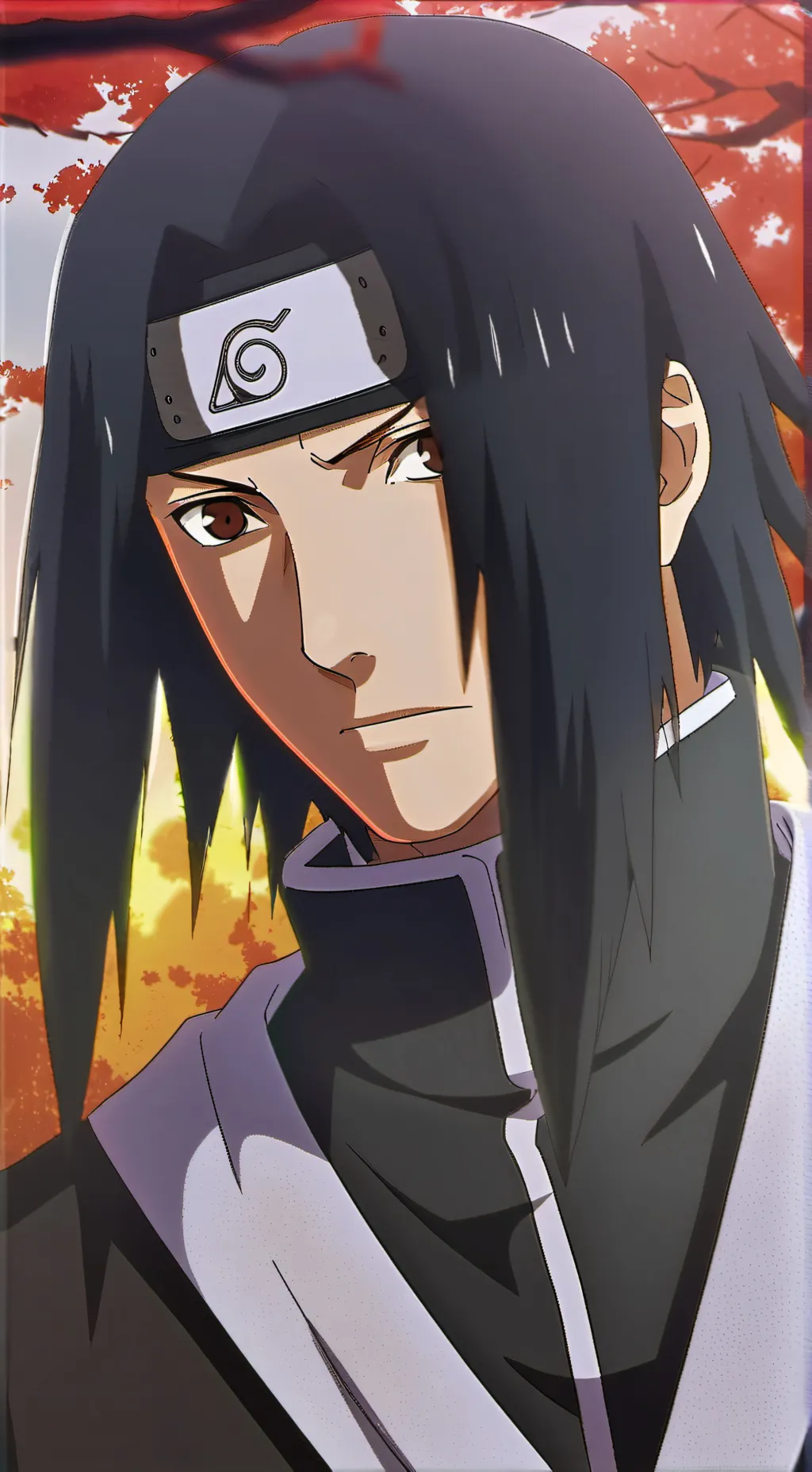 ai character: Itachi uchiha background