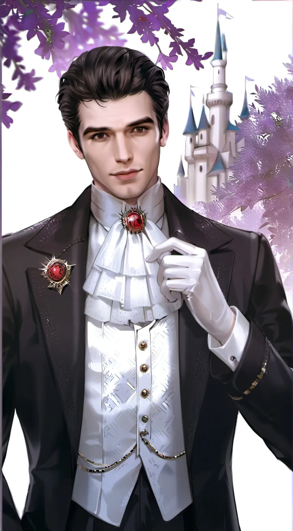 ai character: king George background