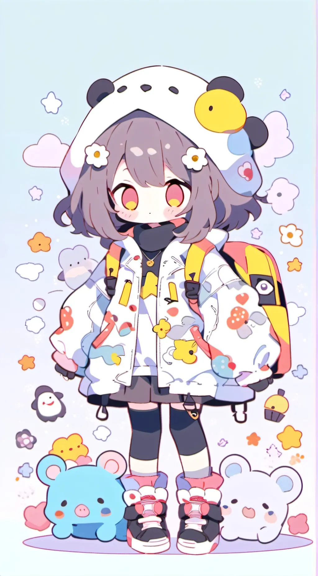 ai character: Emo baby background