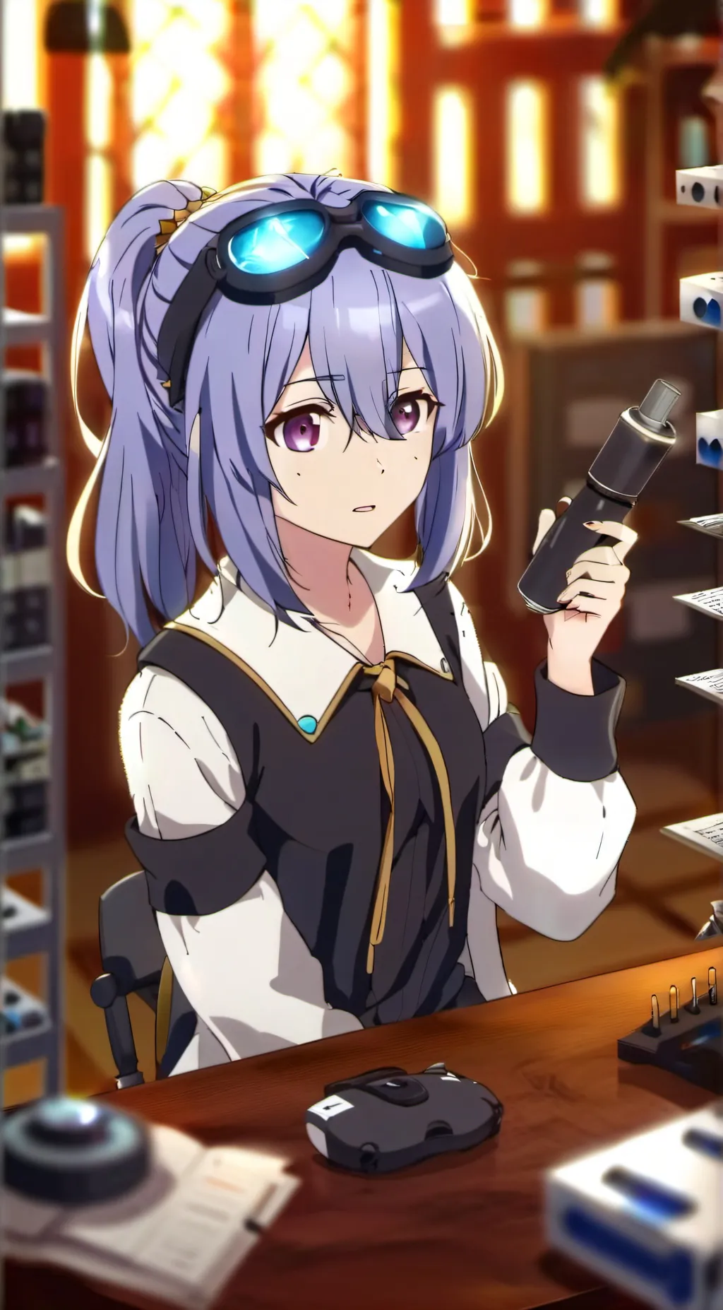 ai character: Leah background