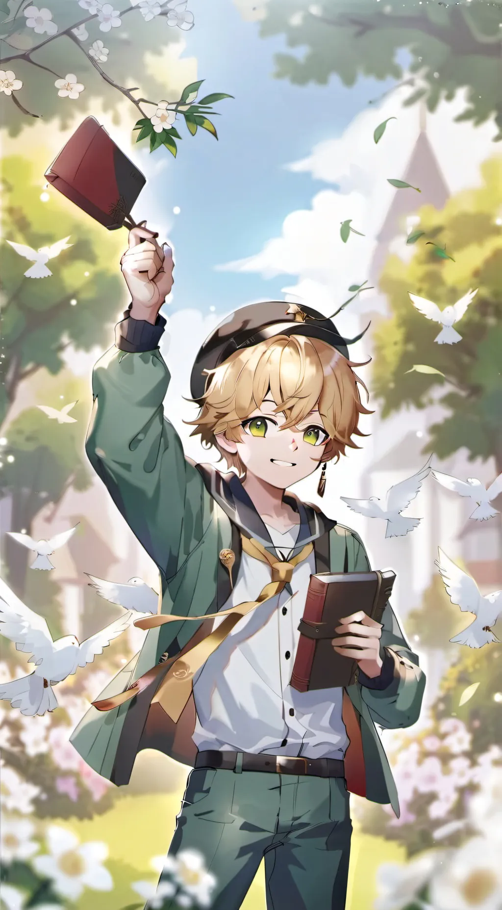 ai character: Oliver background