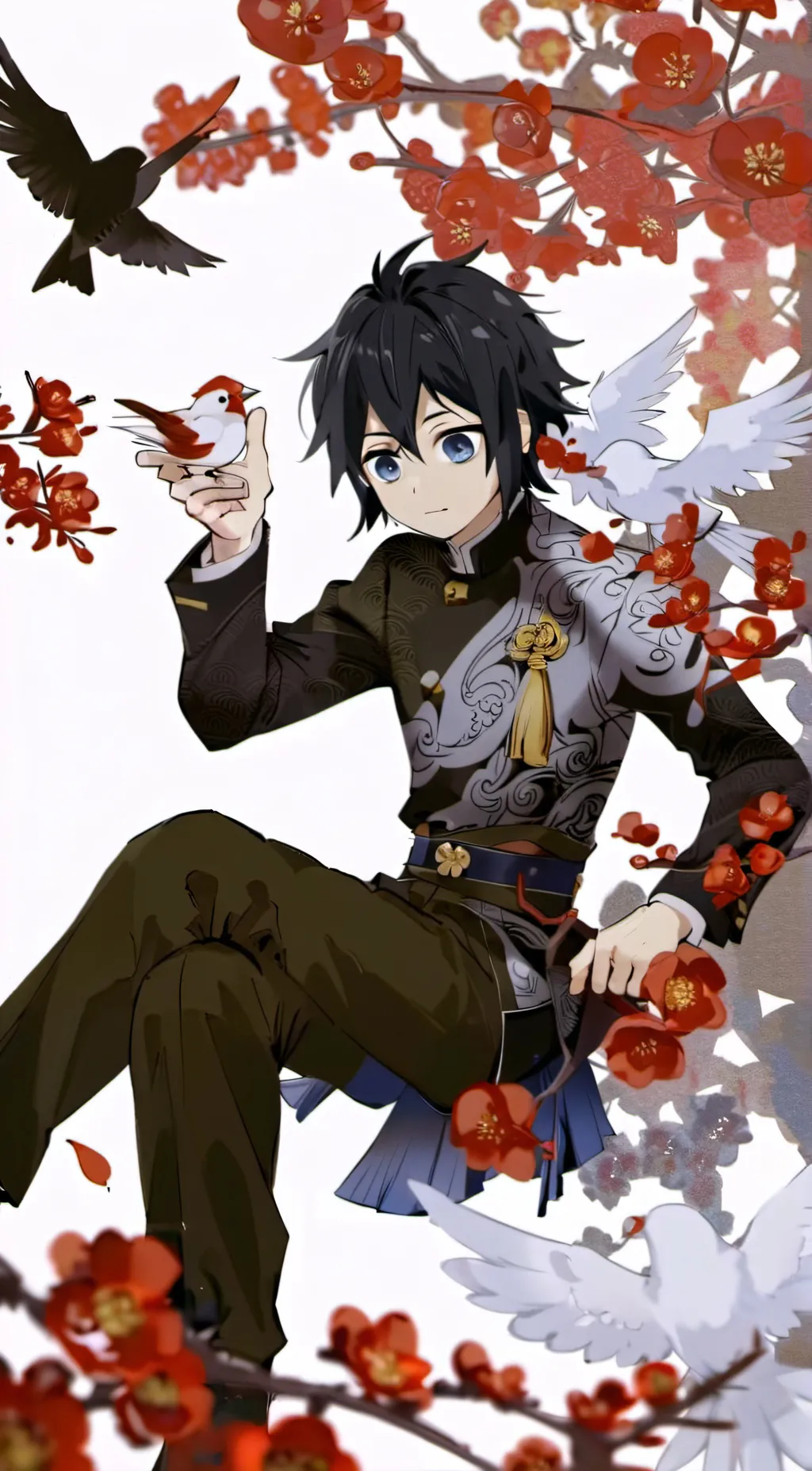 ai character: demon slayer background