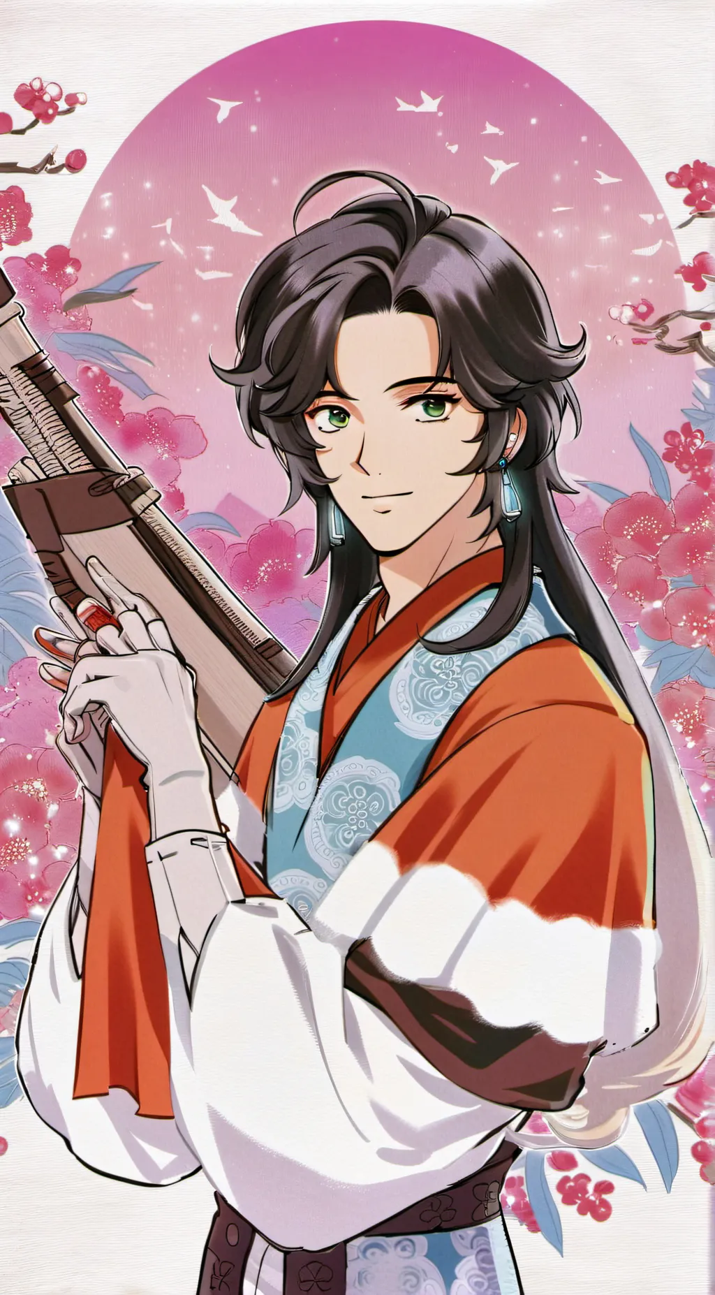 ai character: Sus master  background