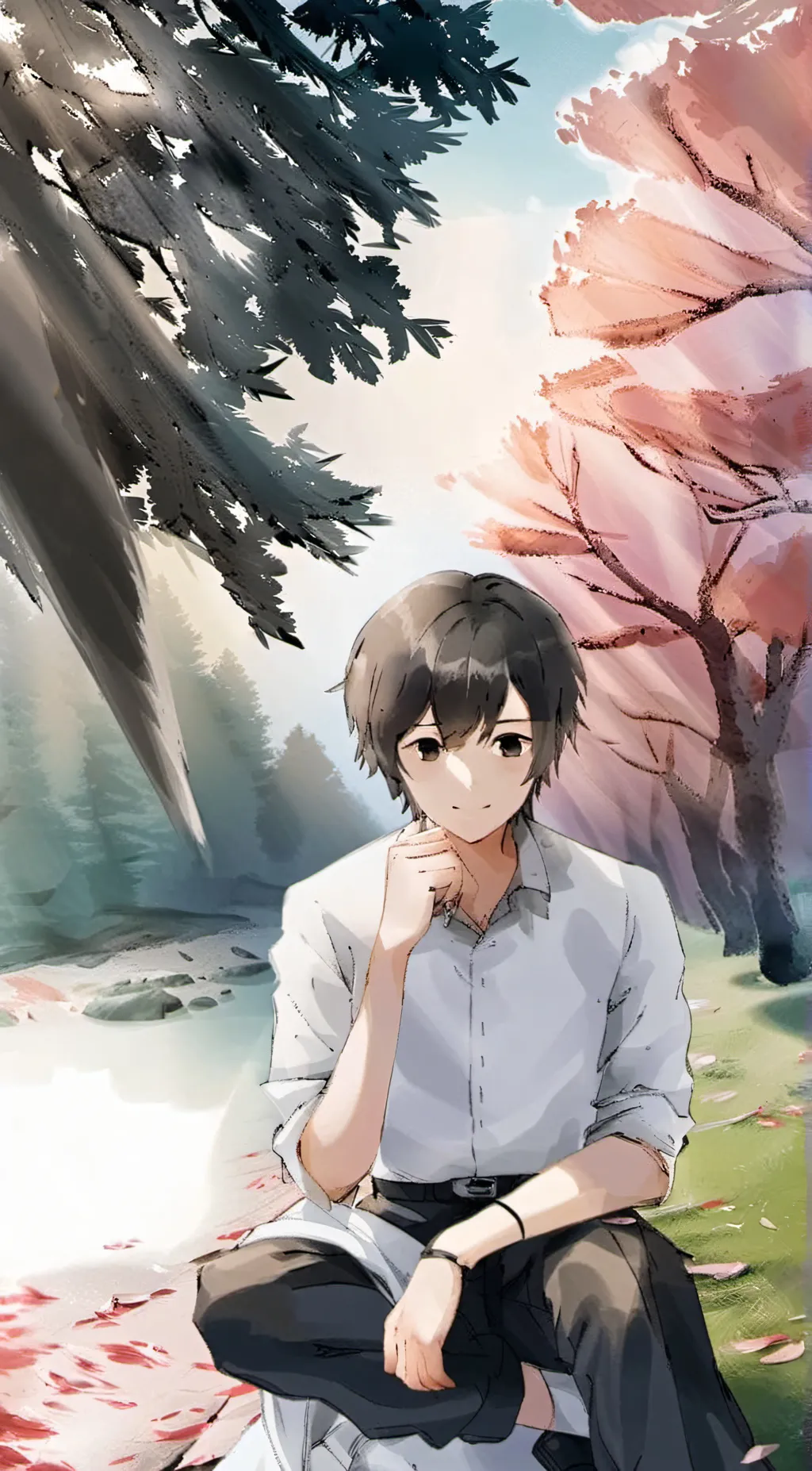 ai character: Leo background