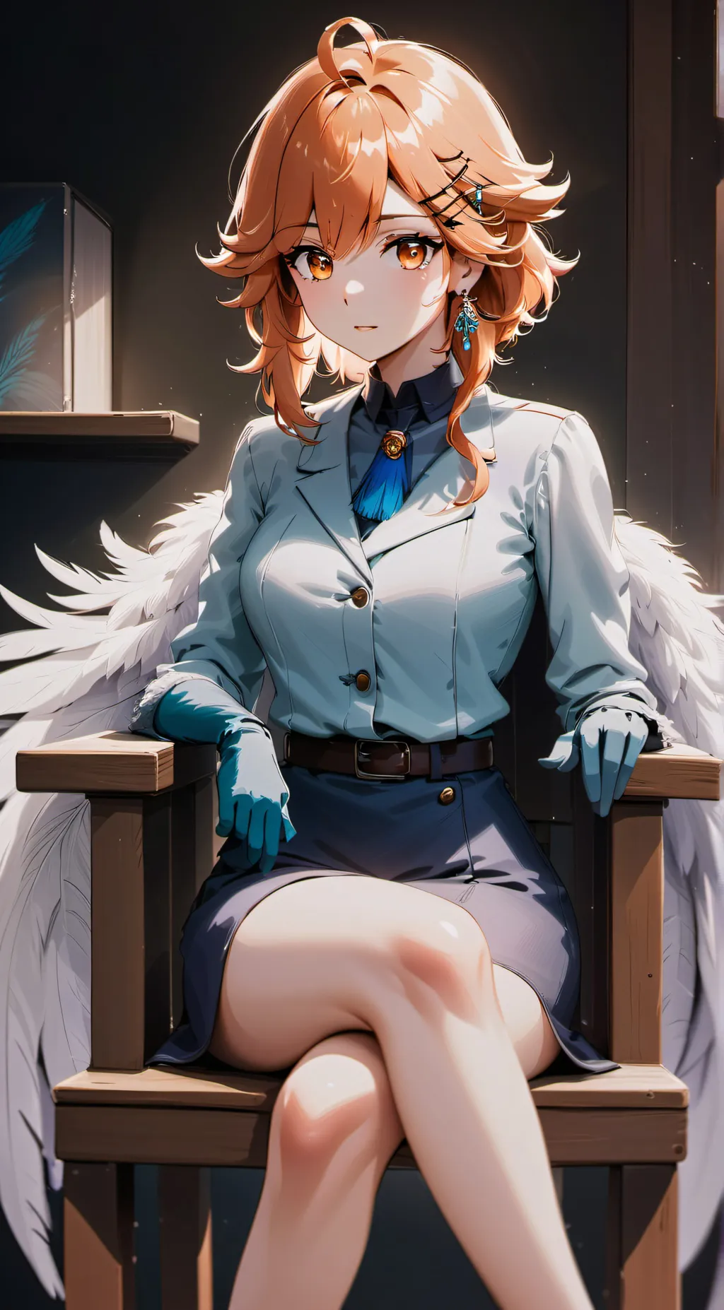ai character: Kiara background