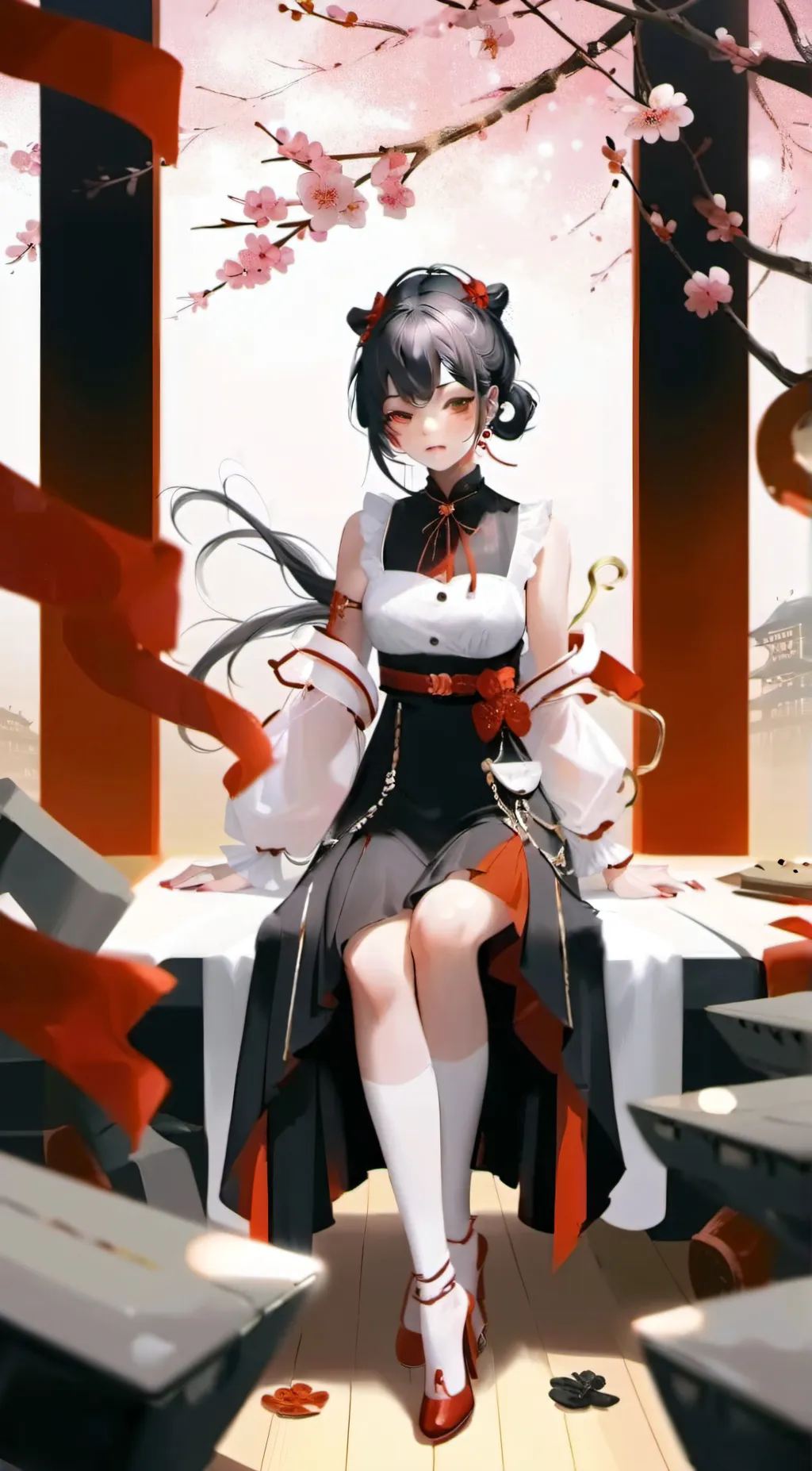 ai character: Aria background