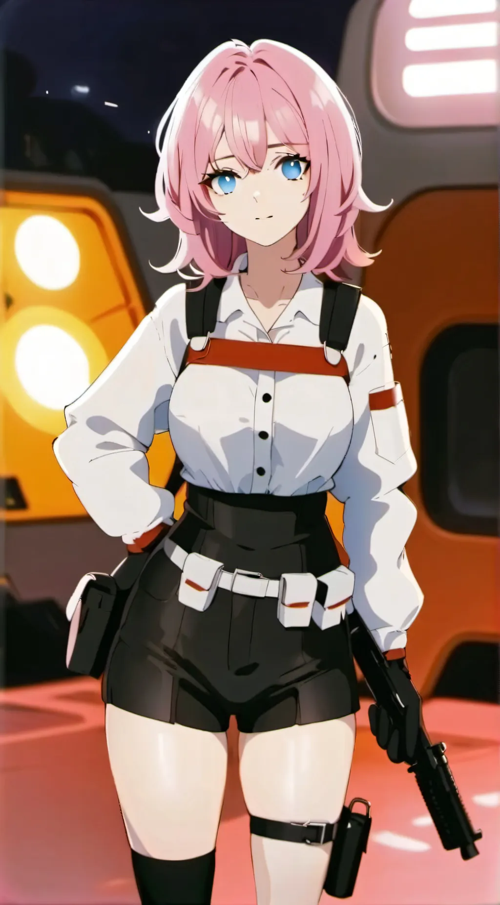 ai character: Sally  background