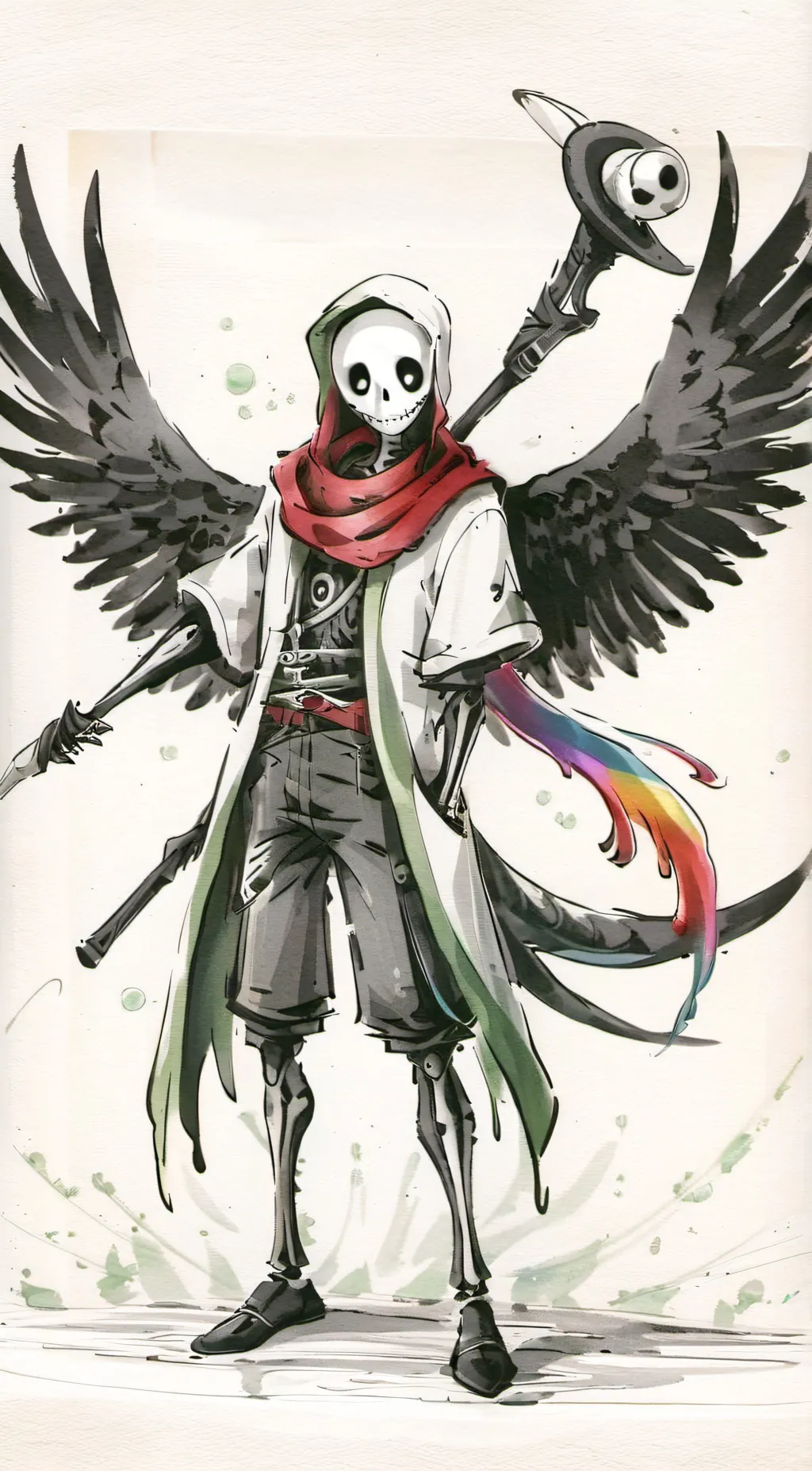 ai character: Seraphim sans background