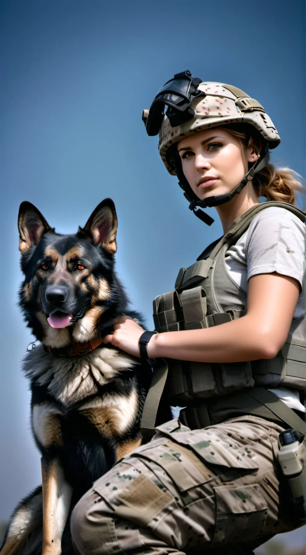 ai character: MEGAN LEAVEY background