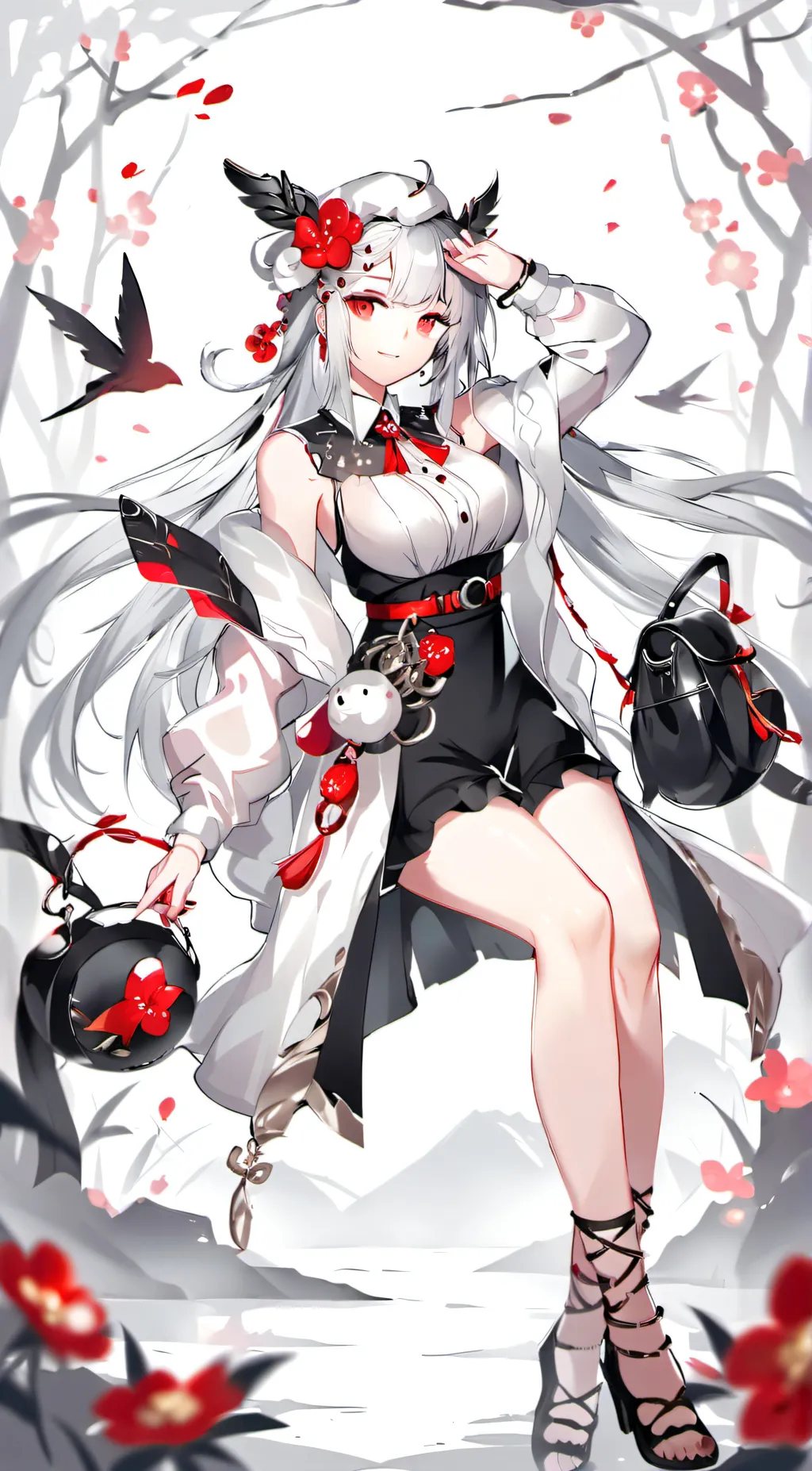 ai character: Amanda  background