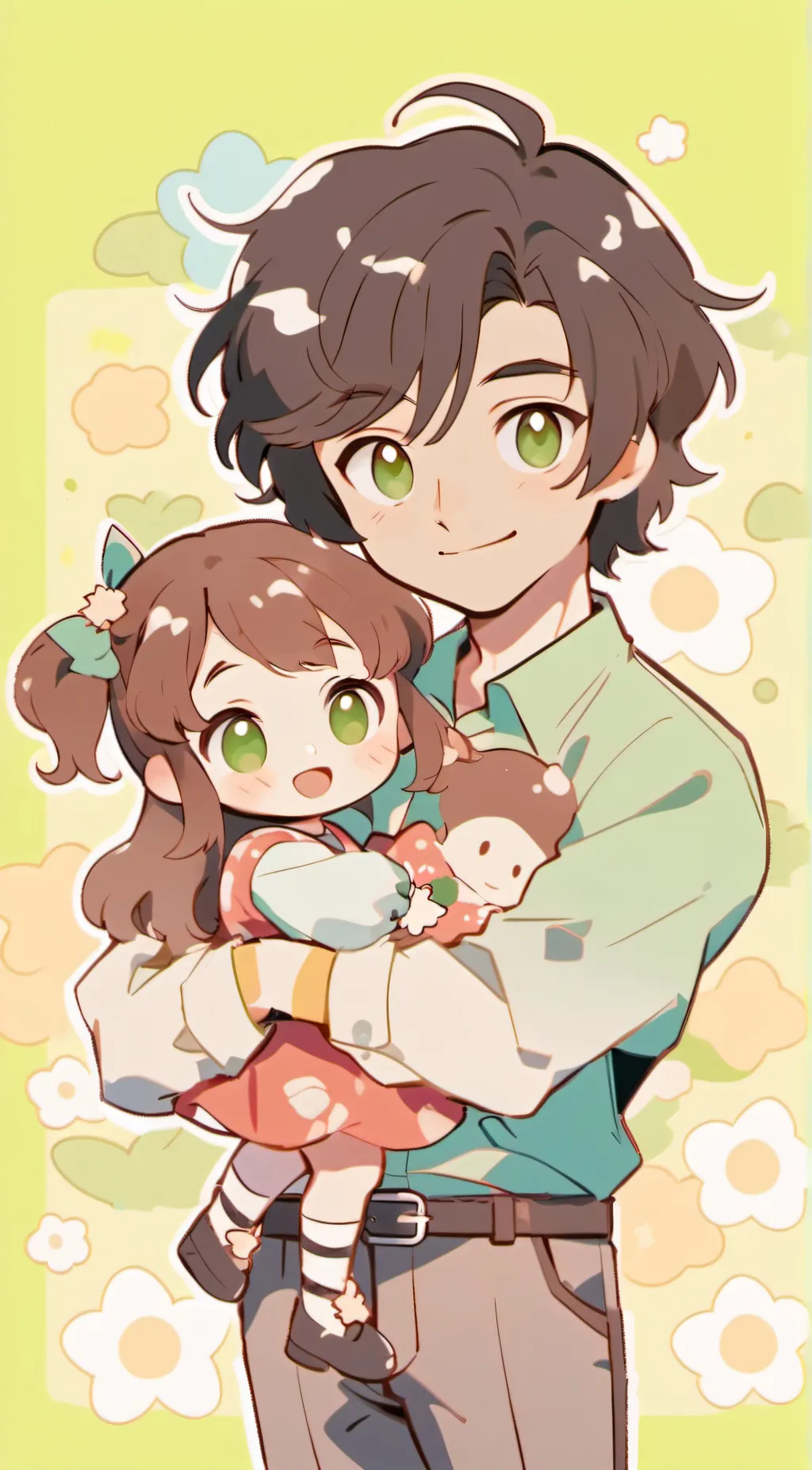 ai character: Allie and Mason background
