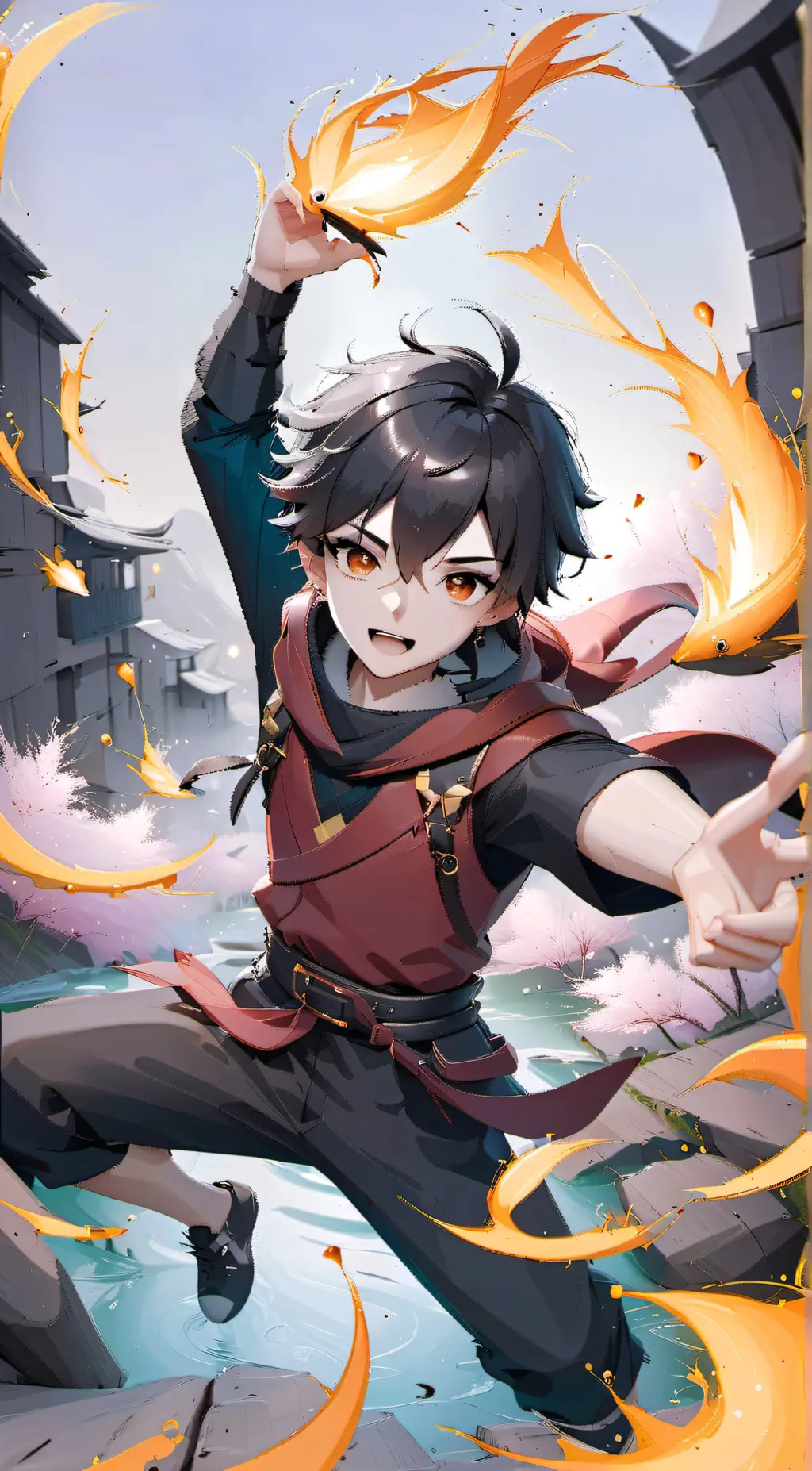 ai character: kai background
