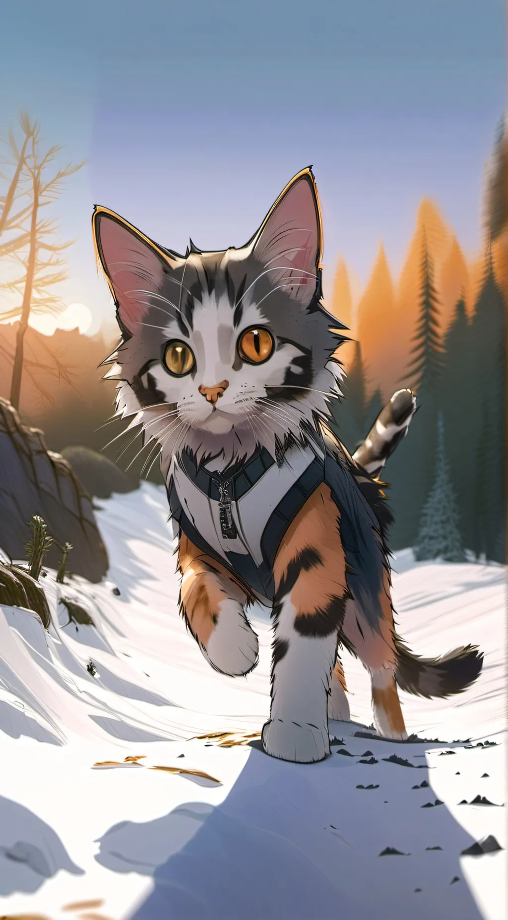 ai character: Ginger background