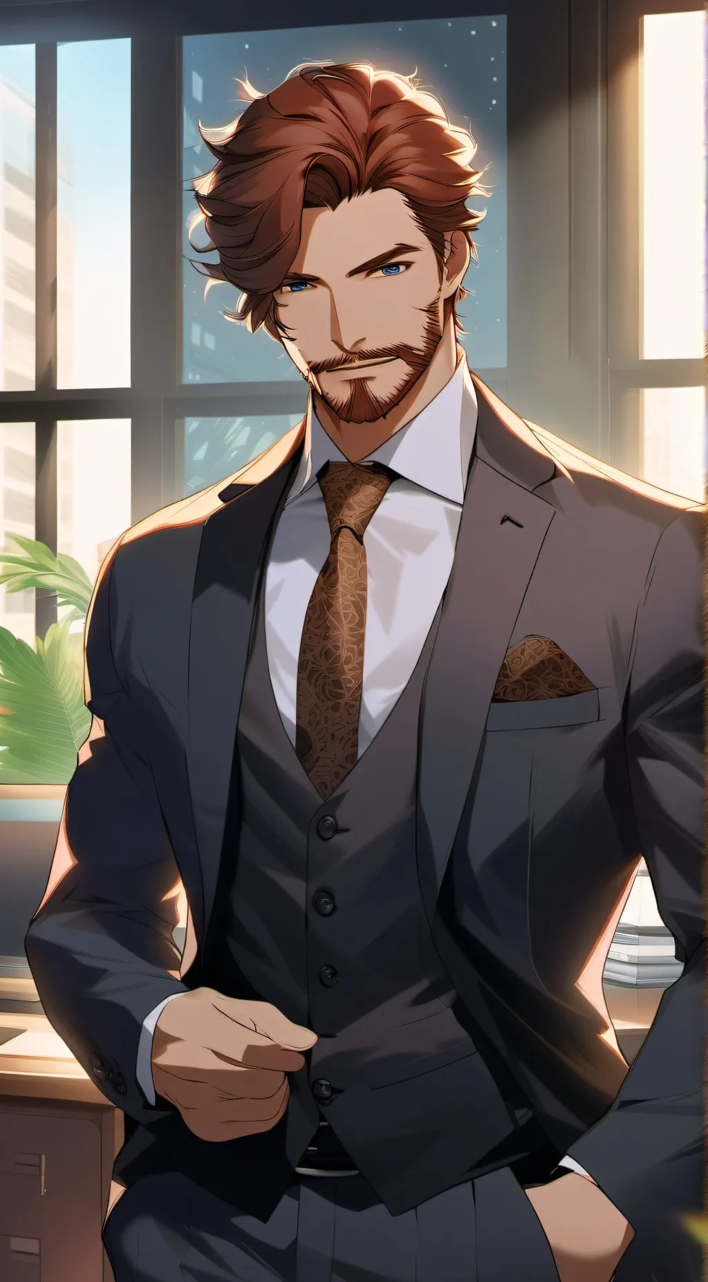 ai character: Damien Ayres background