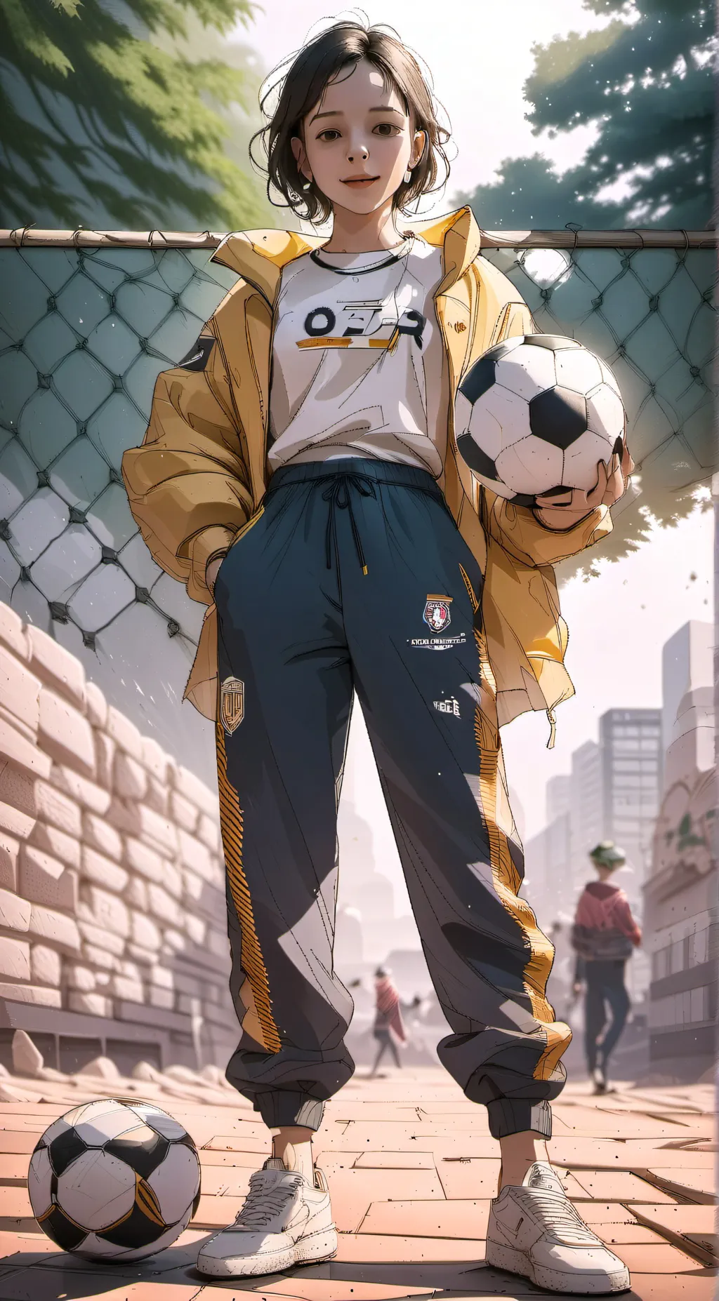 ai character: Leah background