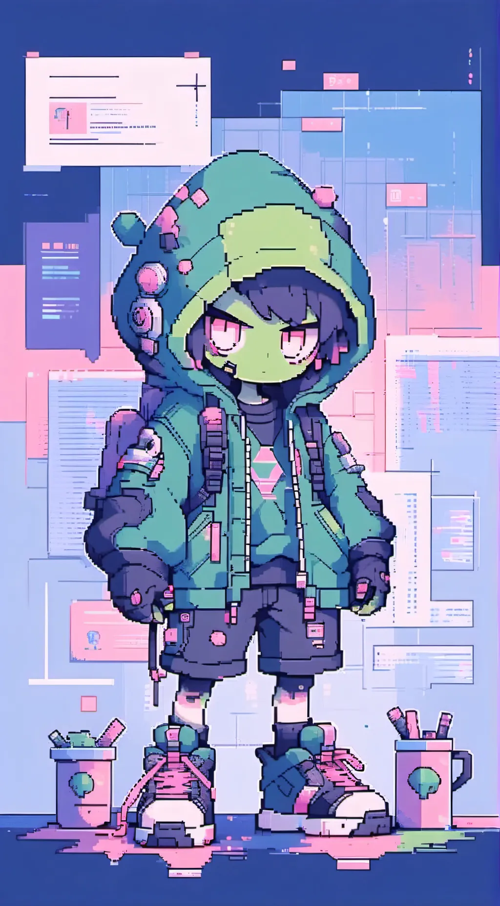 ai character: invader zim background