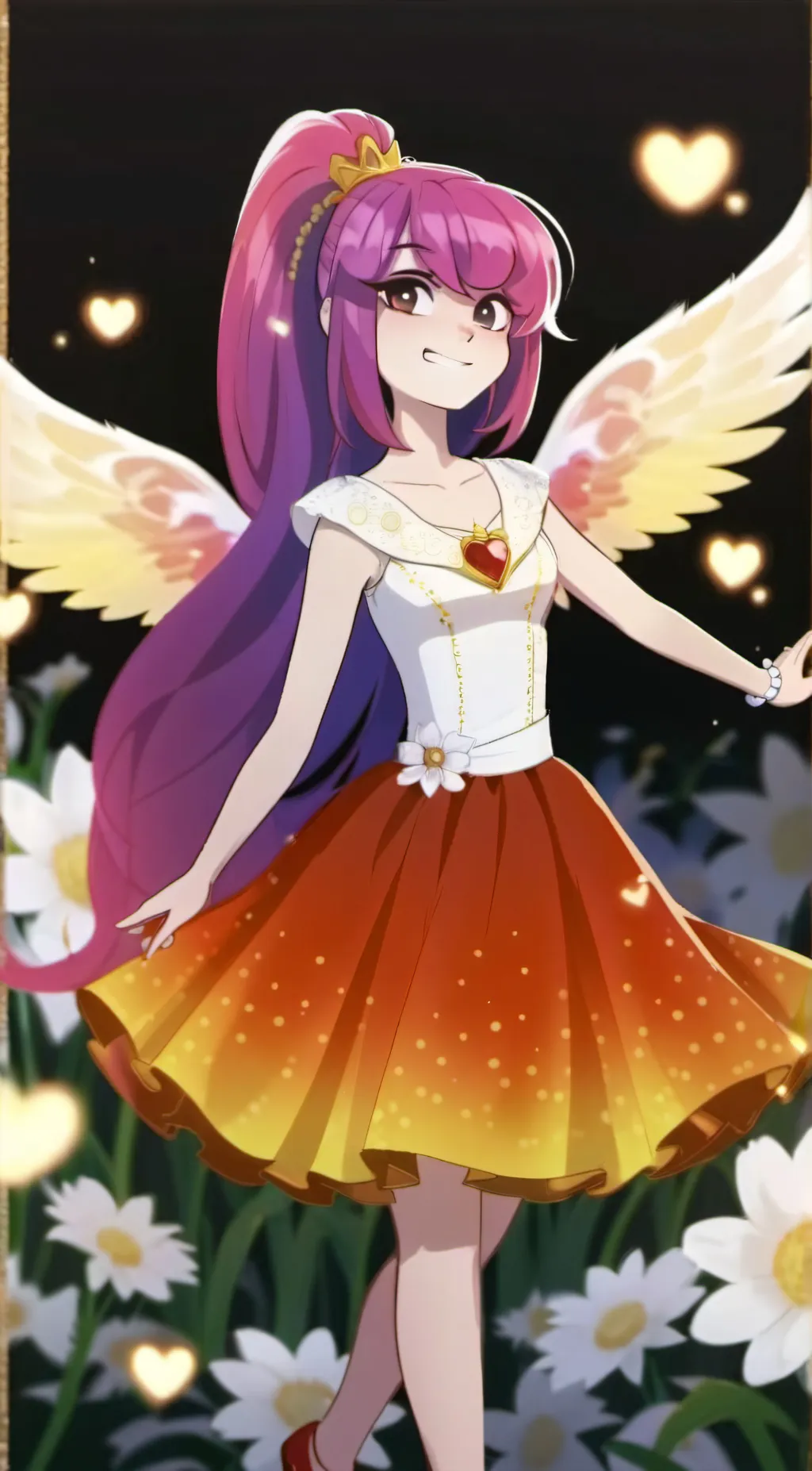 ai character: princess cadence background