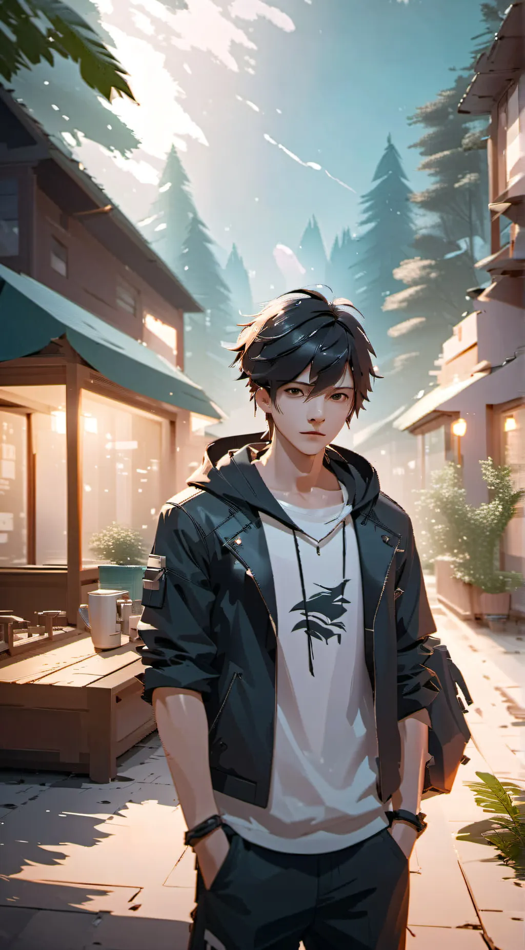 ai character: Jackie  background