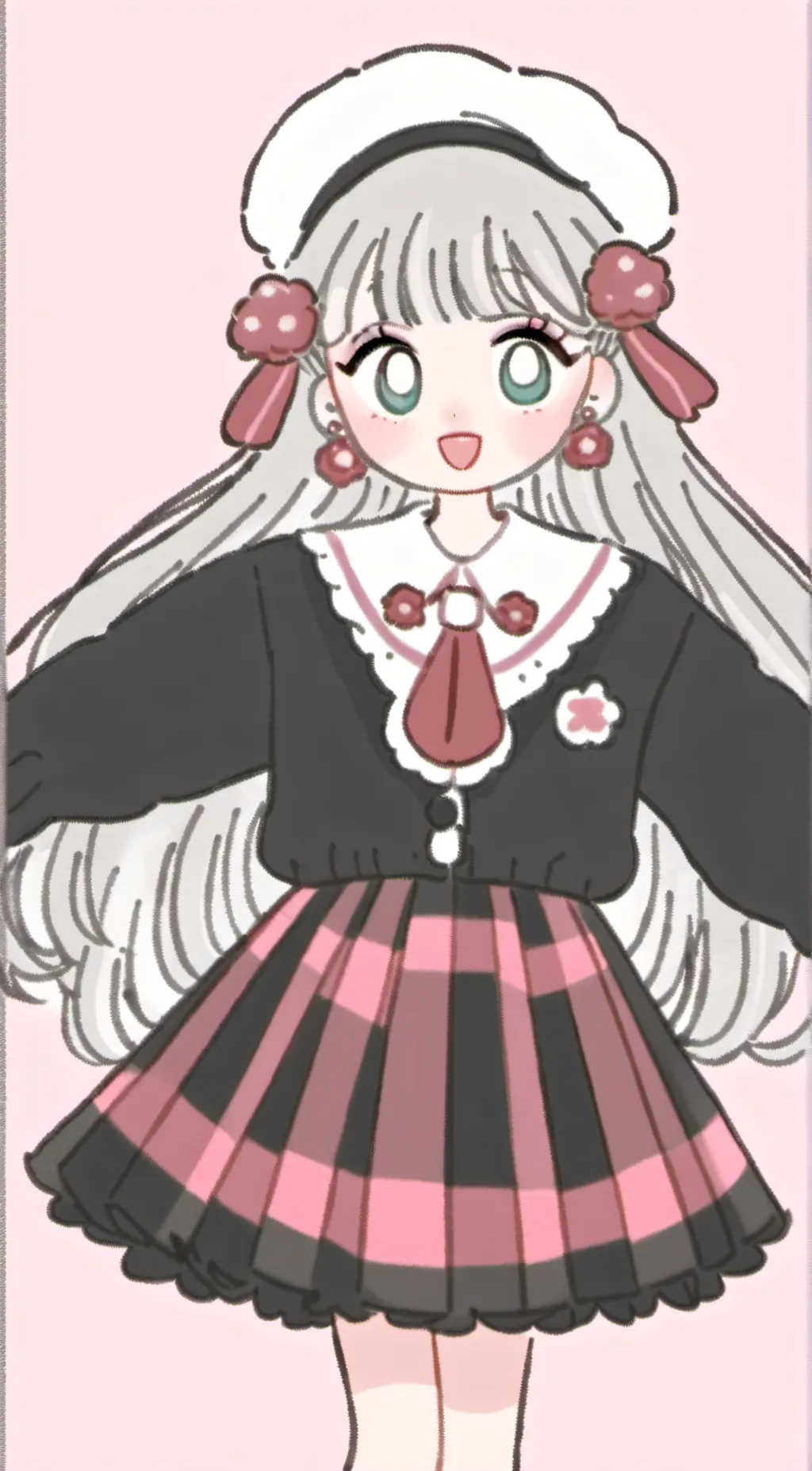 ai character: 🍑 background