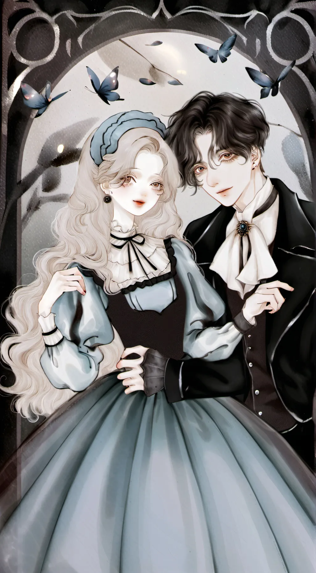 ai character: PLAYBOY background