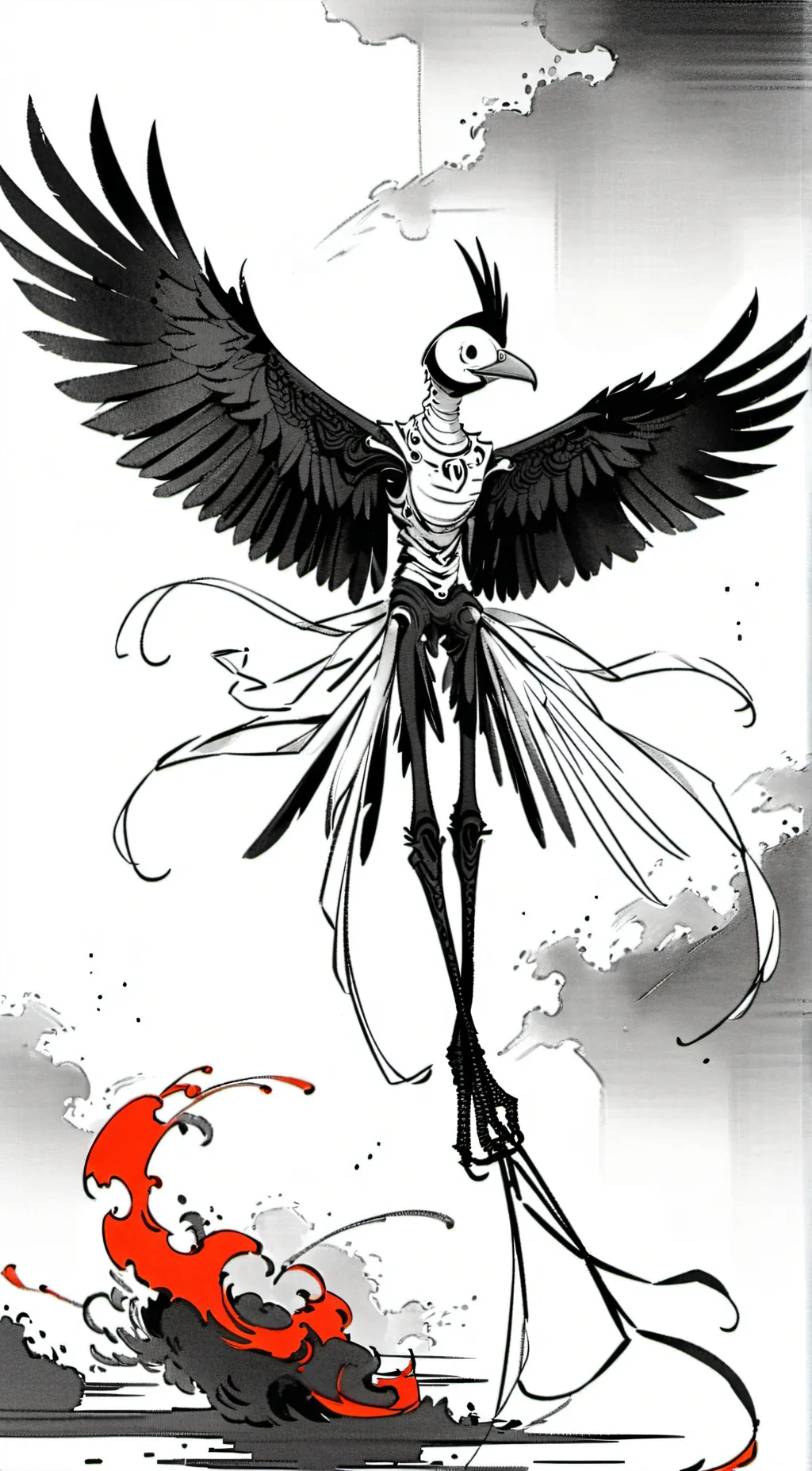ai character: Judgement bird background