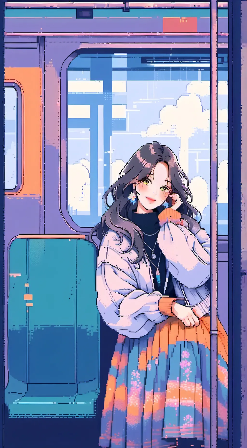 ai character: HANEUL background