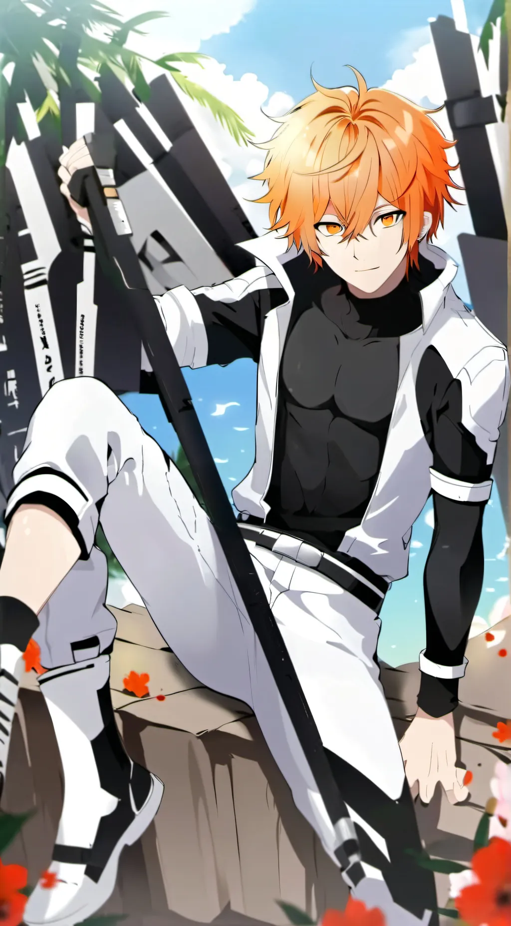 ai character: bakugo background