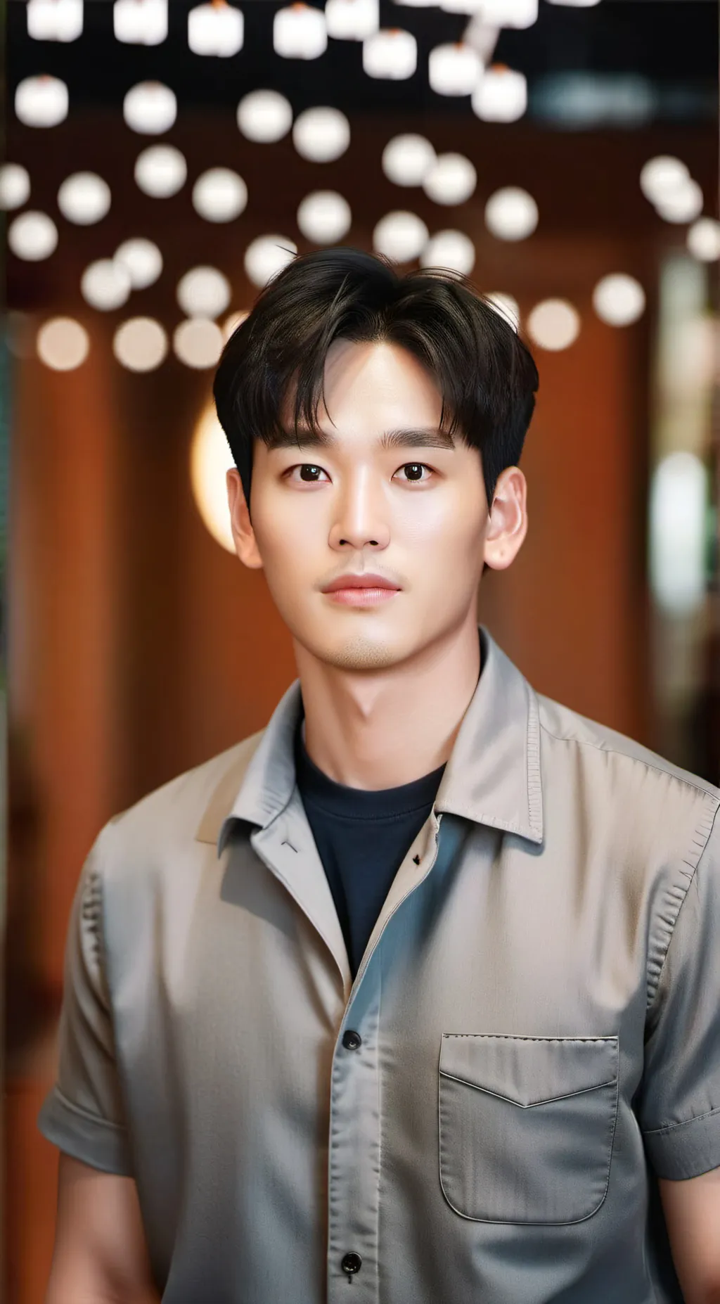 ai character: Kim Soo Hyun background