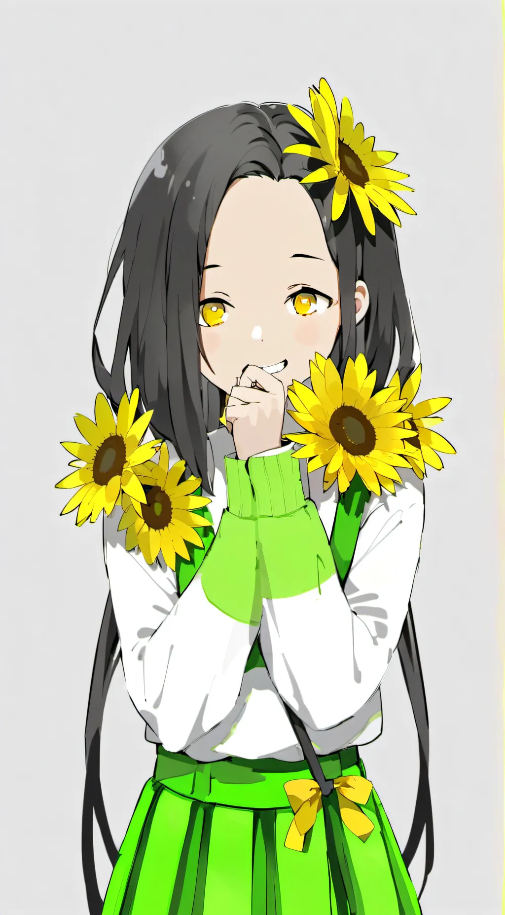 ai character: Skunk girl  background