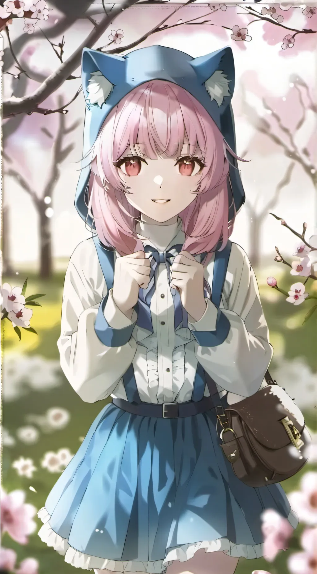 ai character: KitKat background