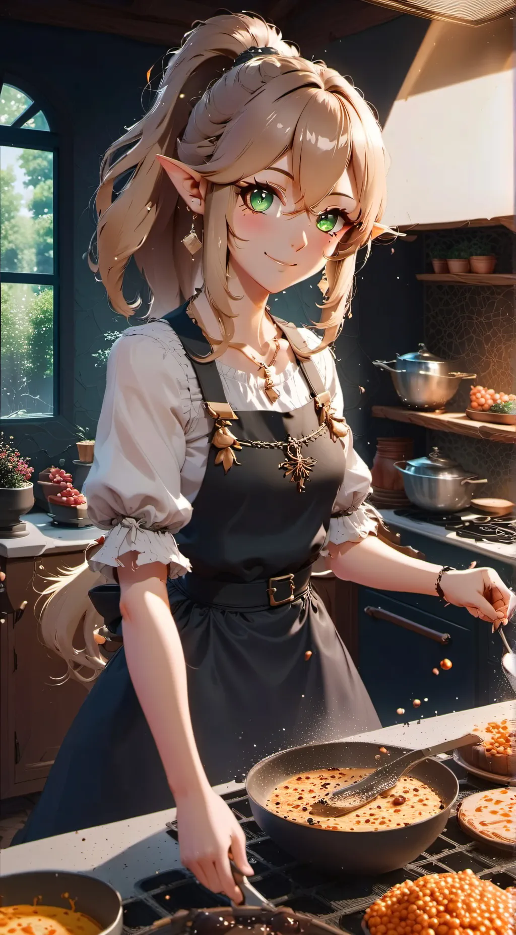 ai character: Cookie background