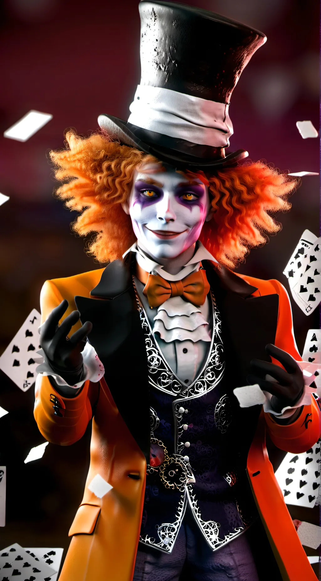 ai character: Mad hatter background